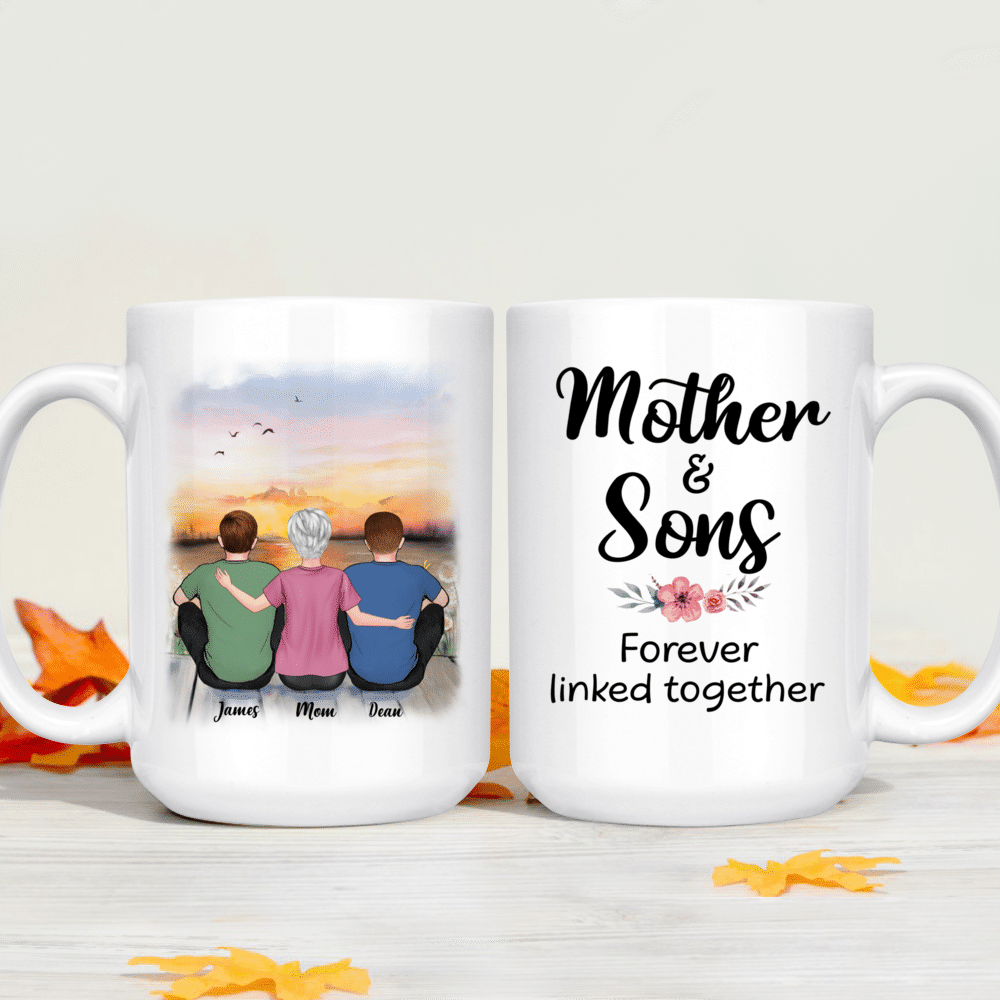 Personalized Mom Mug From Son, Love Between Mother And Son Coffee Mug,  Custom Mothers Gifts Mug With…See more Personalized Mom Mug From Son, Love