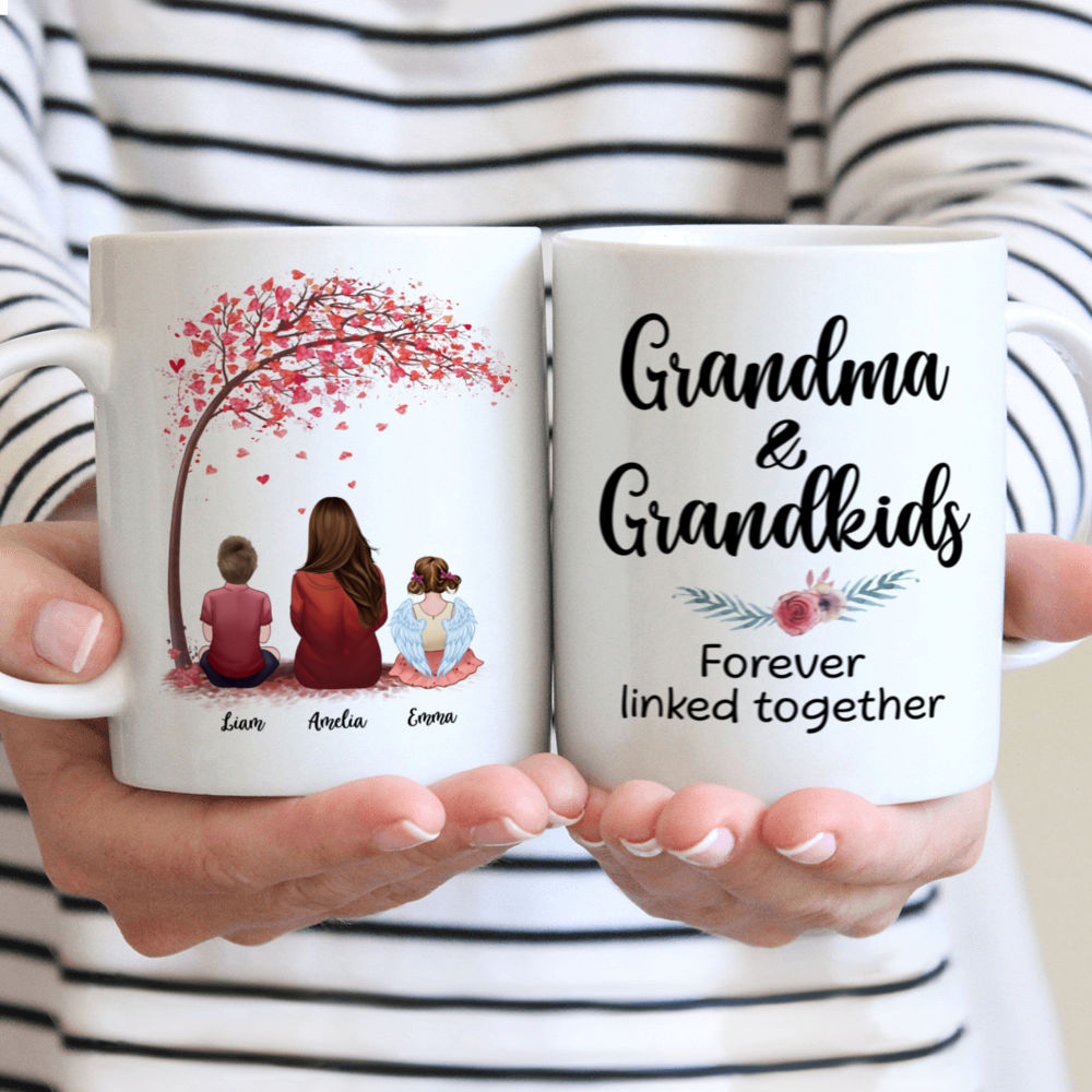 Grandma  Grandkids - Grandma  Grandkids Forever Linked Together