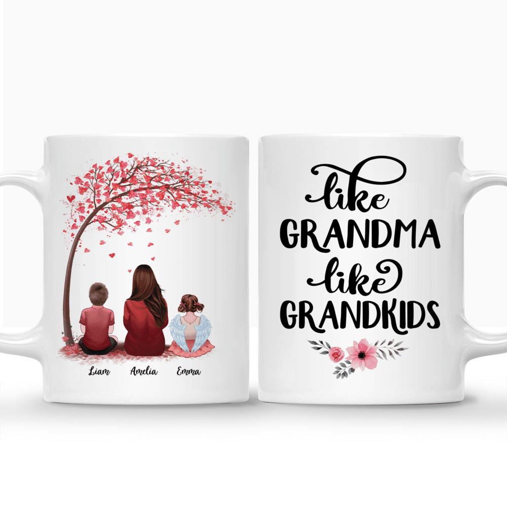Grandma  Grandkids - Like Grandma Like Grandkids | Personalized Mugs_3