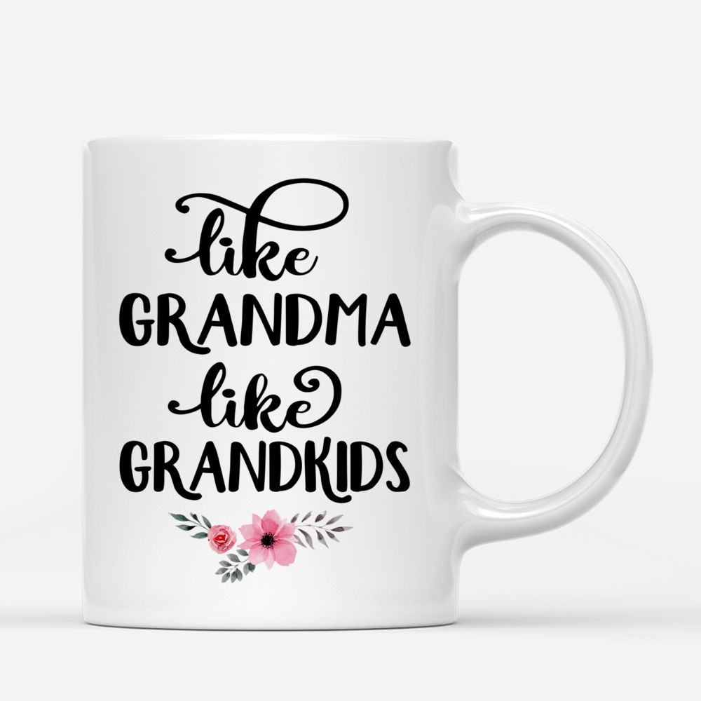 Grandma  Grandkids - Like Grandma Like Grandkids | Personalized Mugs_2