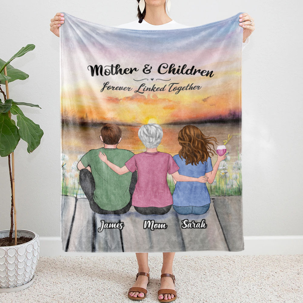 Birthday Gifts for Mom - Mothers Day Blanket for Mom,Gifts for Mom from Daughter,Mom Blankets from Daughter,Happy Birthday Gifts Ideas for Women,Happy