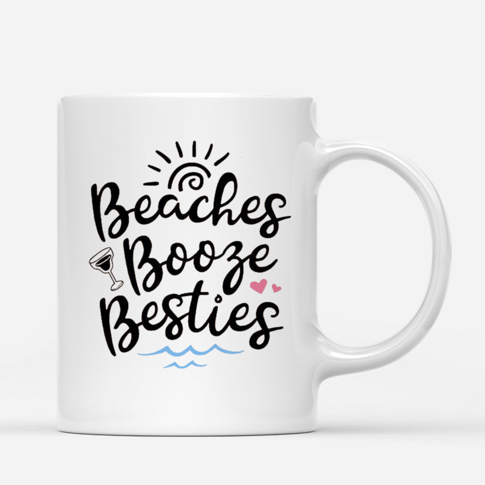 Personalized Mug - Up to 5 Girls - Beaches Booze and Besties (Bikini)_2