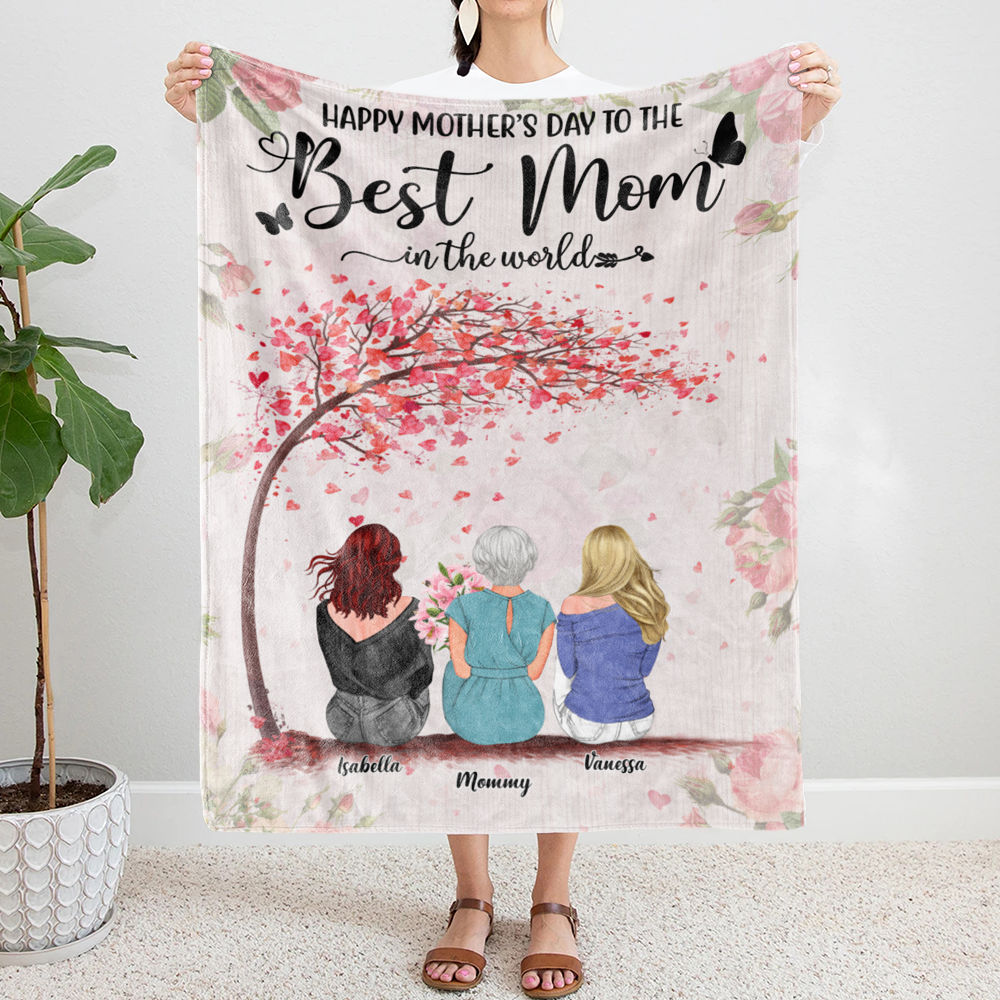 To the Best Patriotic Mom - Mother's Day Blanket - Daughter - Free Shipping