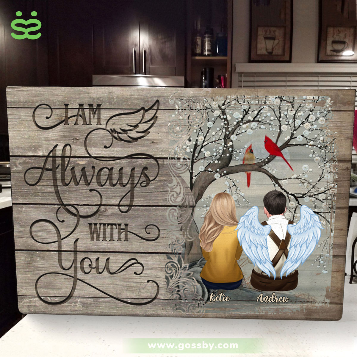 Personalized Wrapped Canvas - Family - I Am Always With You (3089)