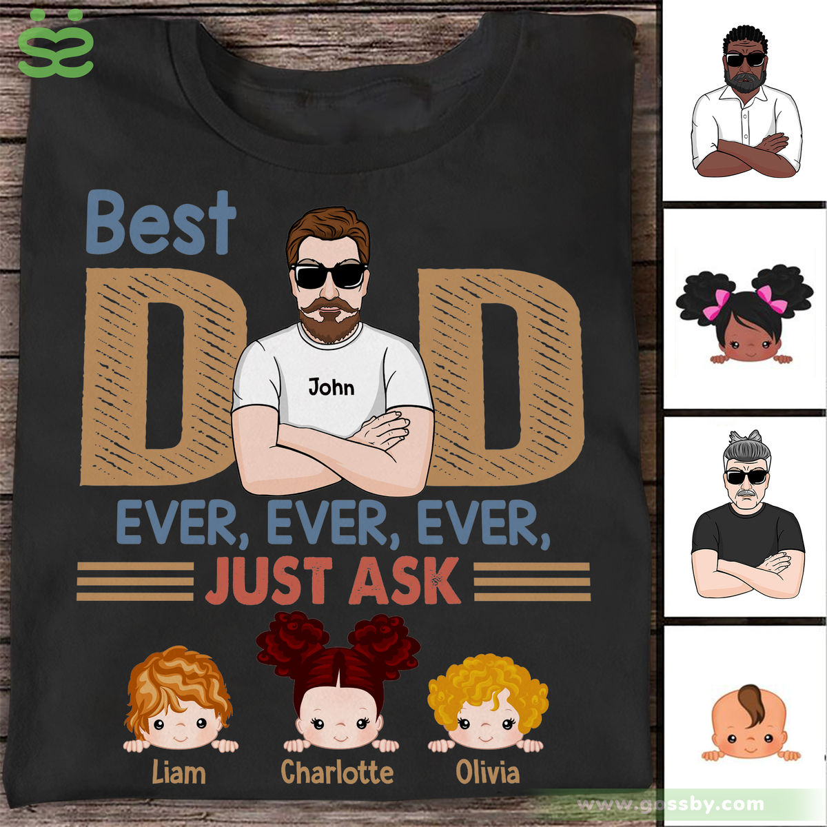 Best Dad Ever Ever Ever Just Ask - Father's Day Gift, Birthday Gifts, Gifts For Dad