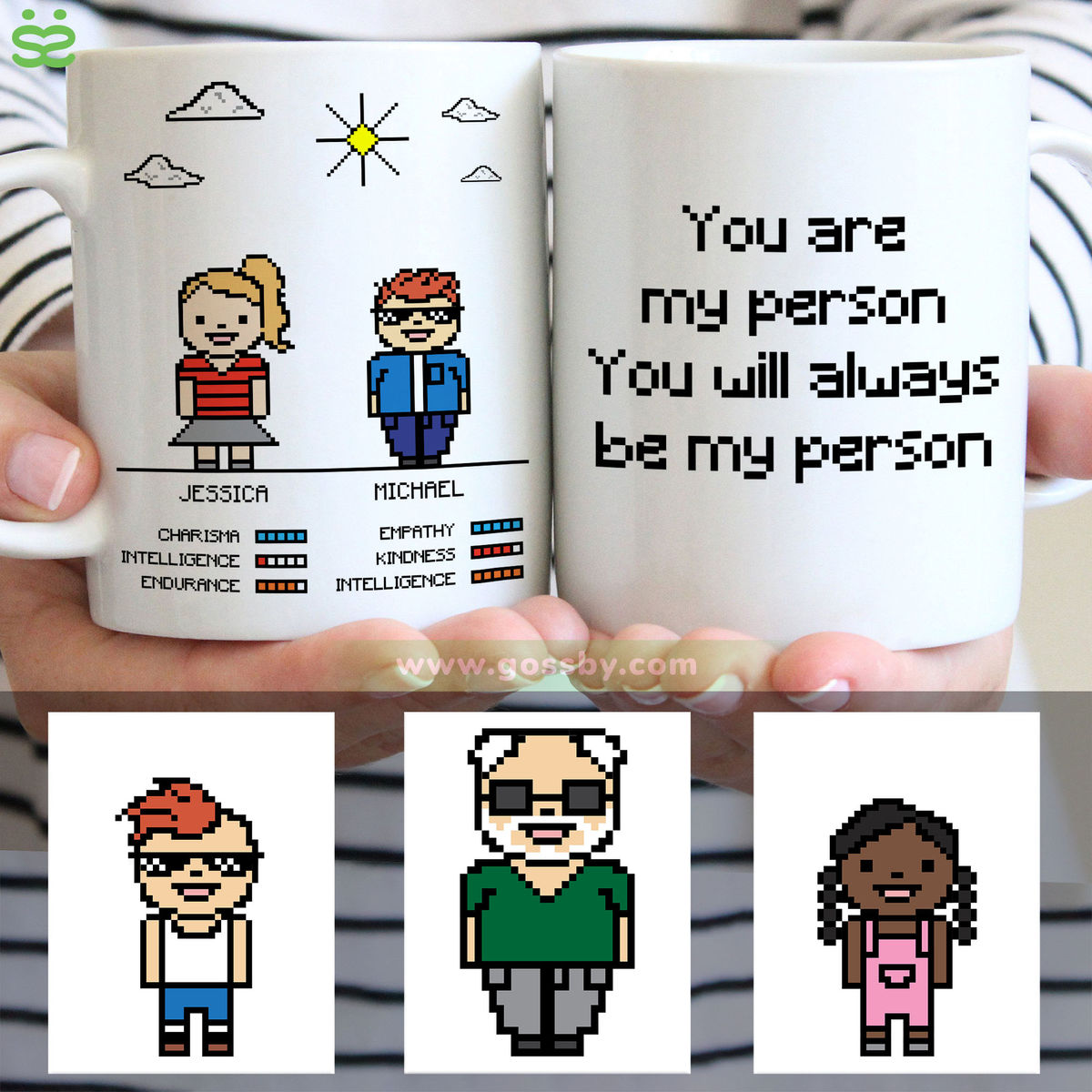 Retro Game - You are my person, You will always be my person (V.5) - Personalized Mug