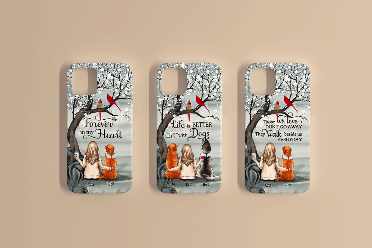 Memorial Phone Case - Those we love don't go away. They walk beside us everyday_1