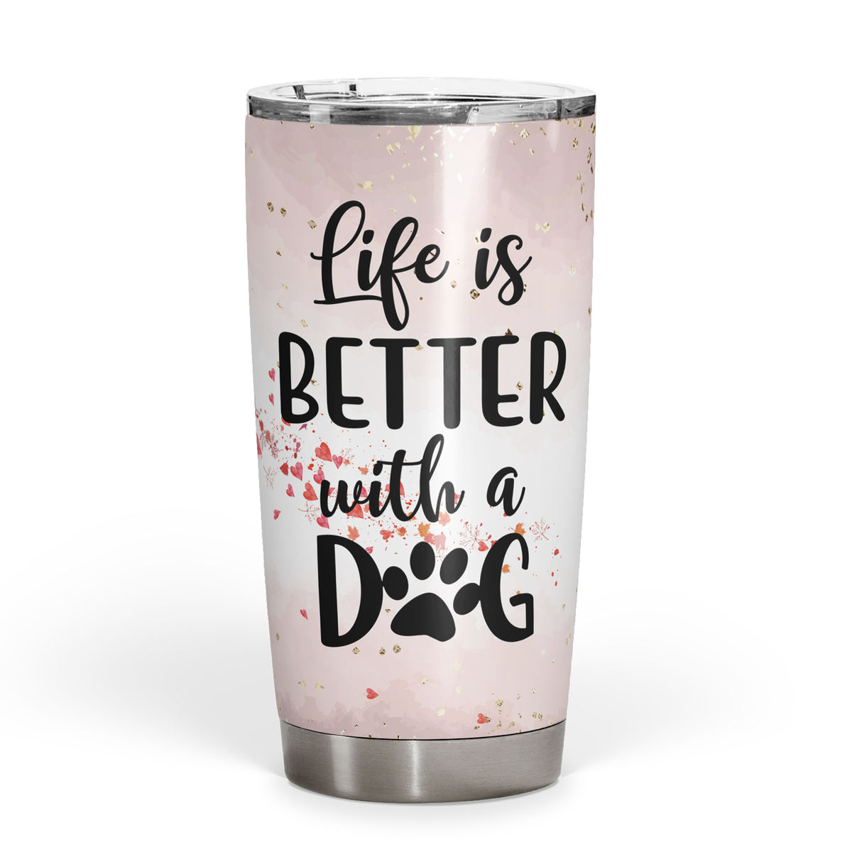 Personalized - Best Friends For Life - Life is better with a dog - Custom Tumbler - Personalized Tumbler_4