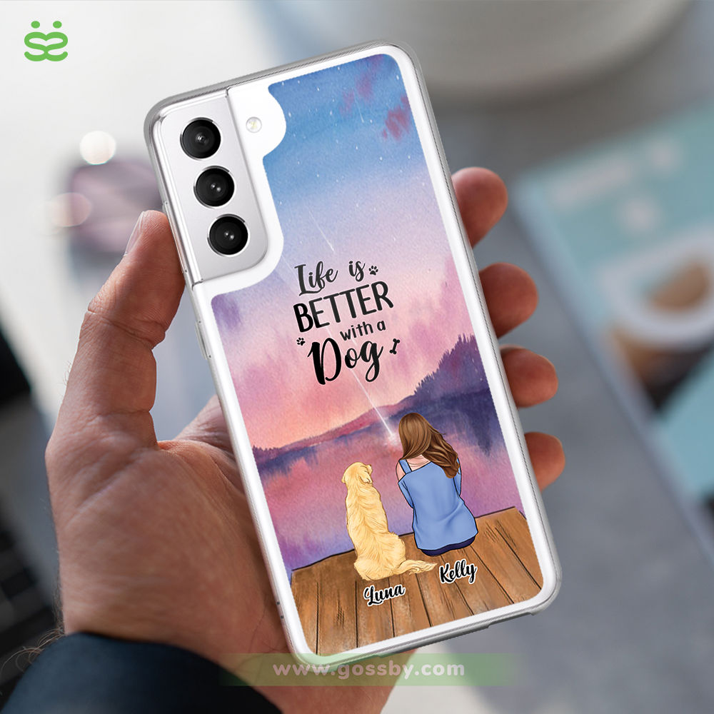 Memorial Phone Case - Life is better with dogs