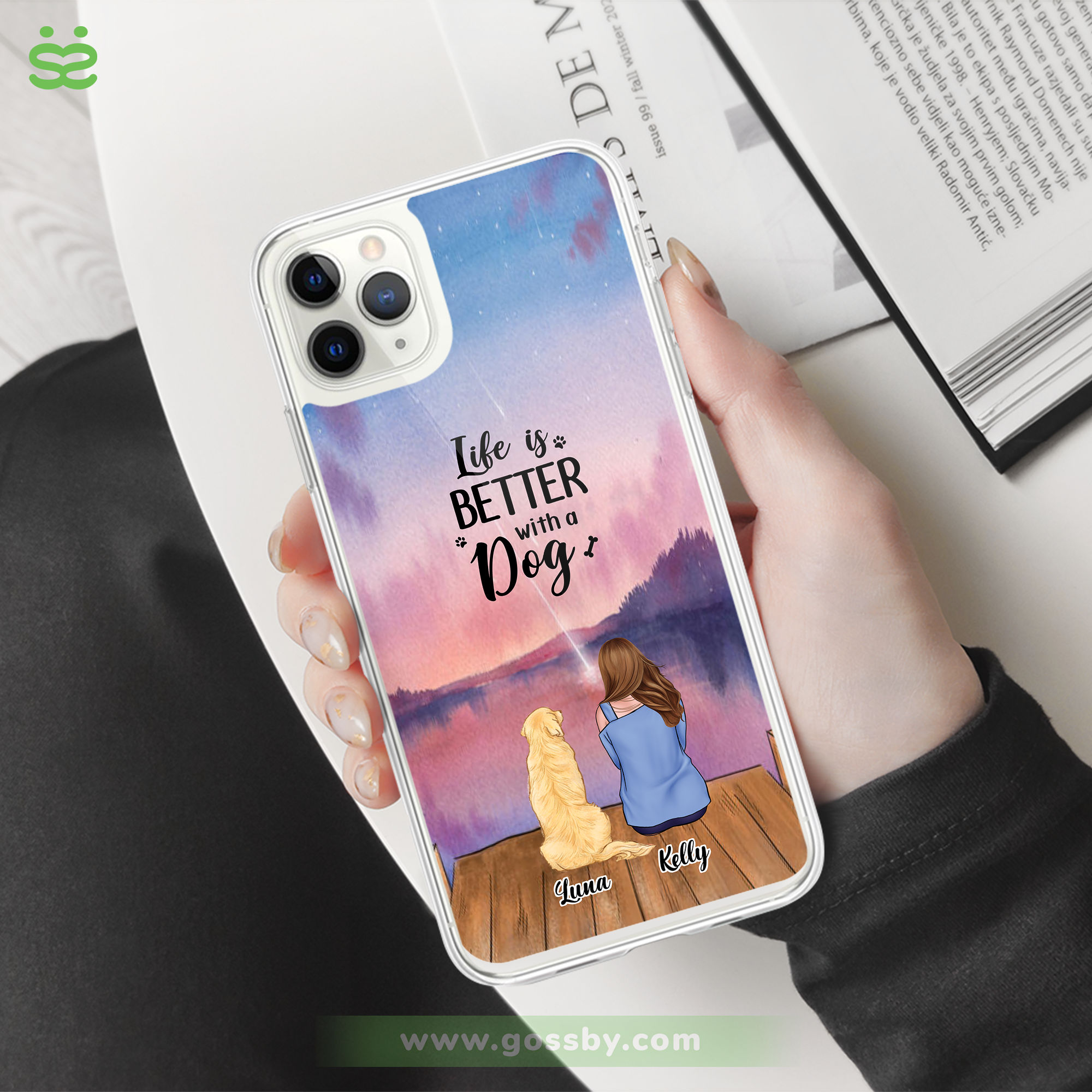 Memorial Phone Case - Life is better with dogs