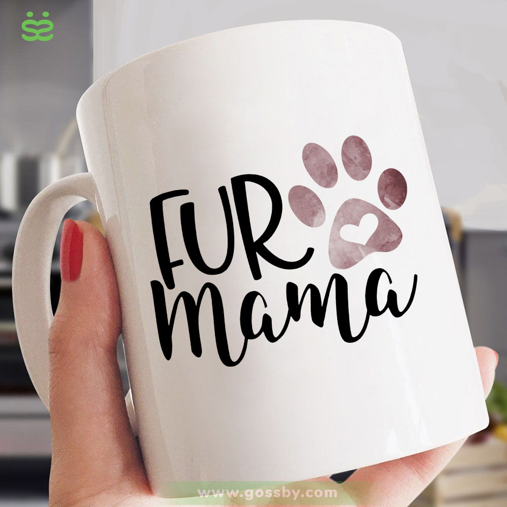 Personalized Mug - Girl and Dogs - Fur MaMa (Stary Night)_2