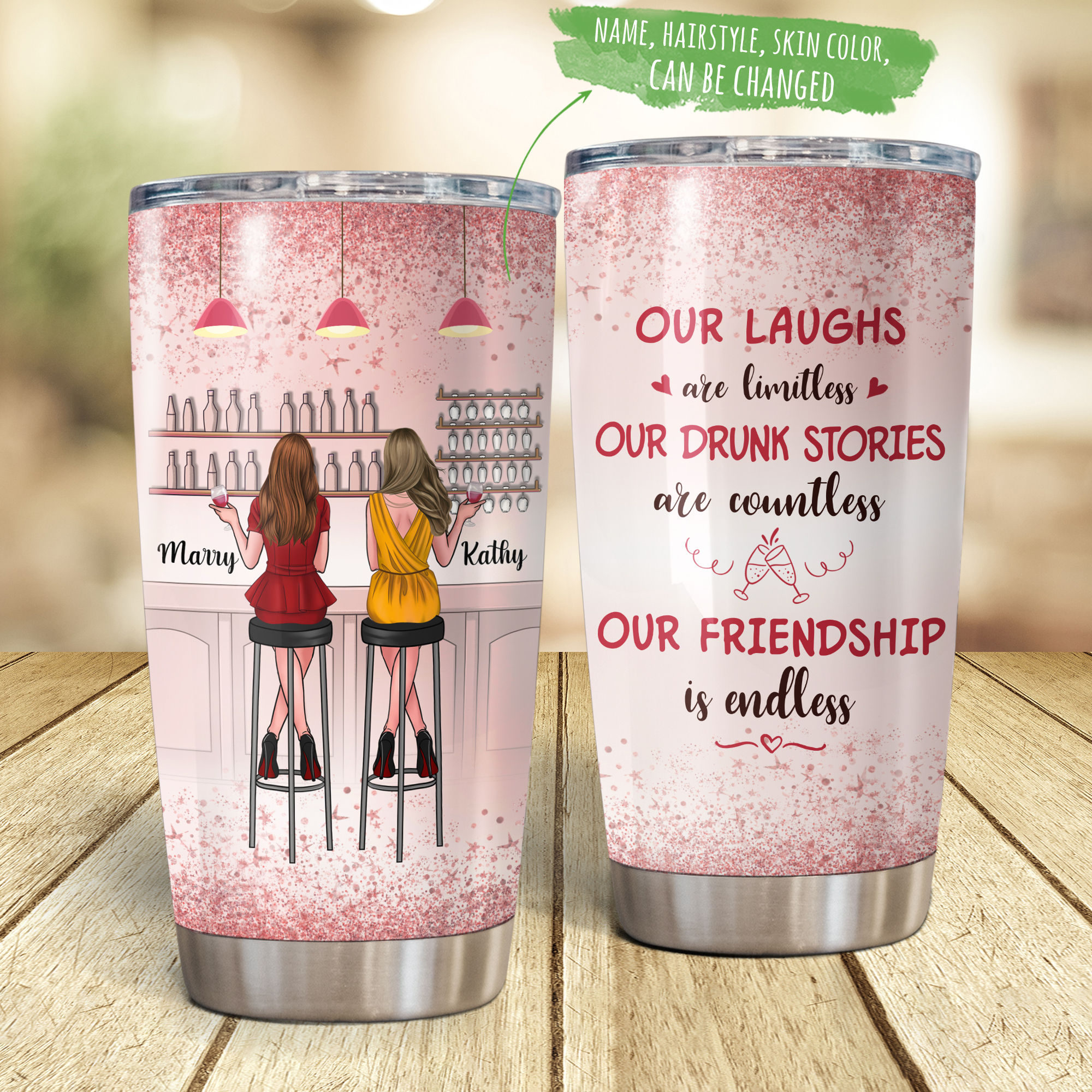 Personalized Tumbler - Drink Team Tumbler - Our Laughs Are Limitless Our  Drunk Stories Are Countless Our Friendship