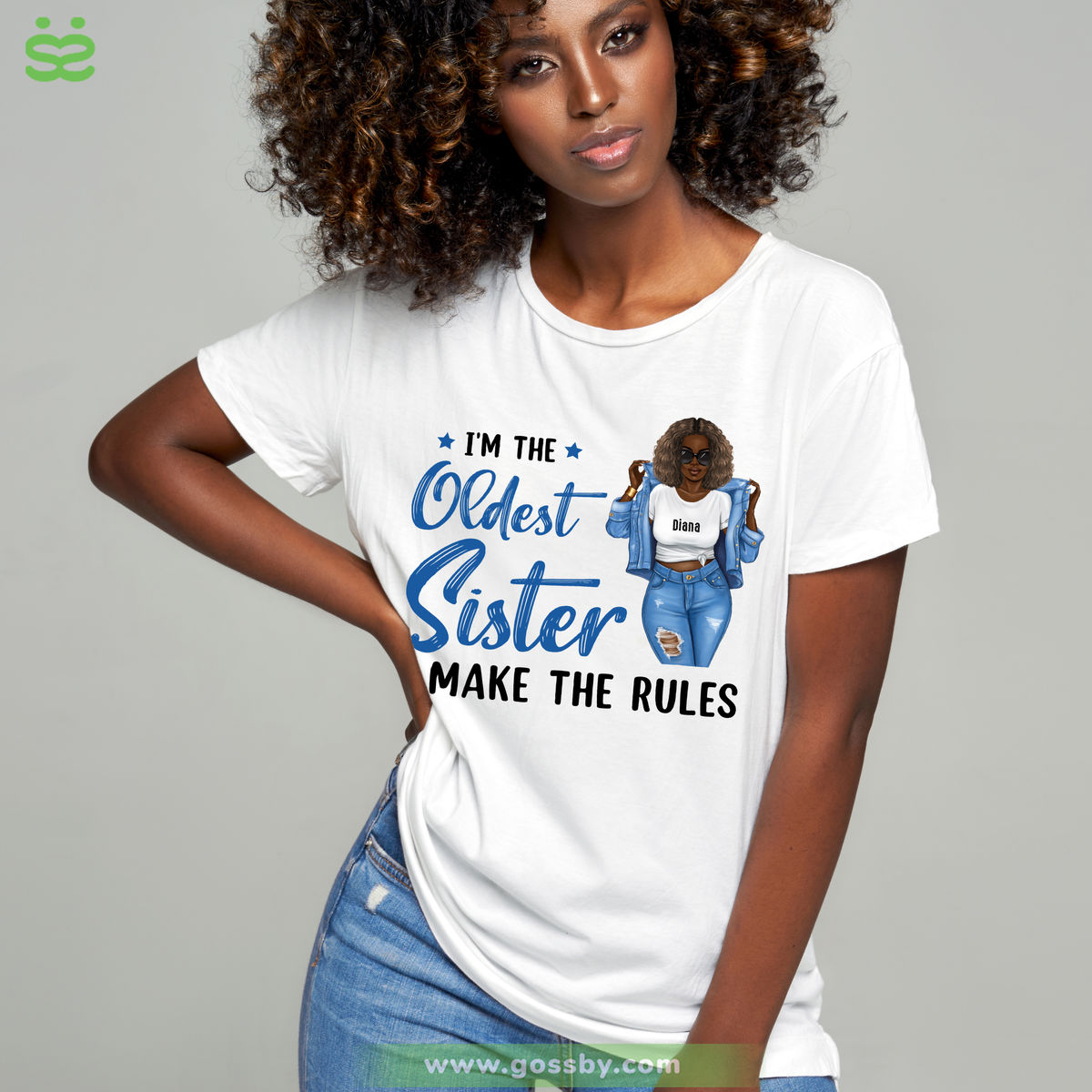 Personalized Shirt - Sisters - I'm The Oldest Sister I Make The Rules (Oldest/Middle/Youngest) V5