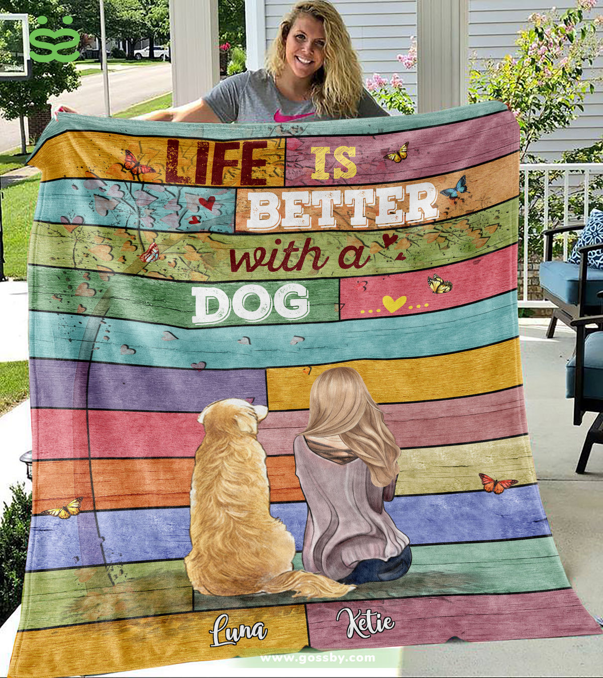 Life Is Better With A Dog - Blanket