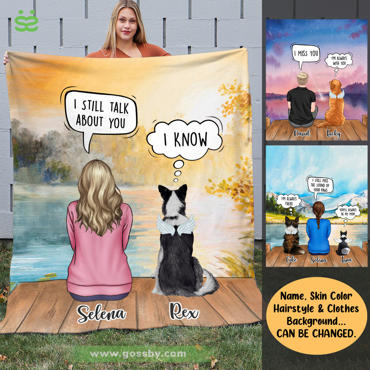 Personalized Blanket - Dogs - I Still Talk About You (6067/WV3)