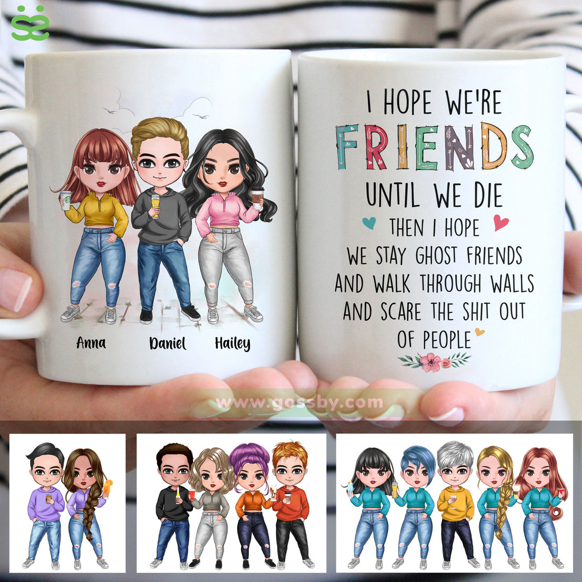 Personalized Mug - I Hope We're Friends Until We Die (6508)