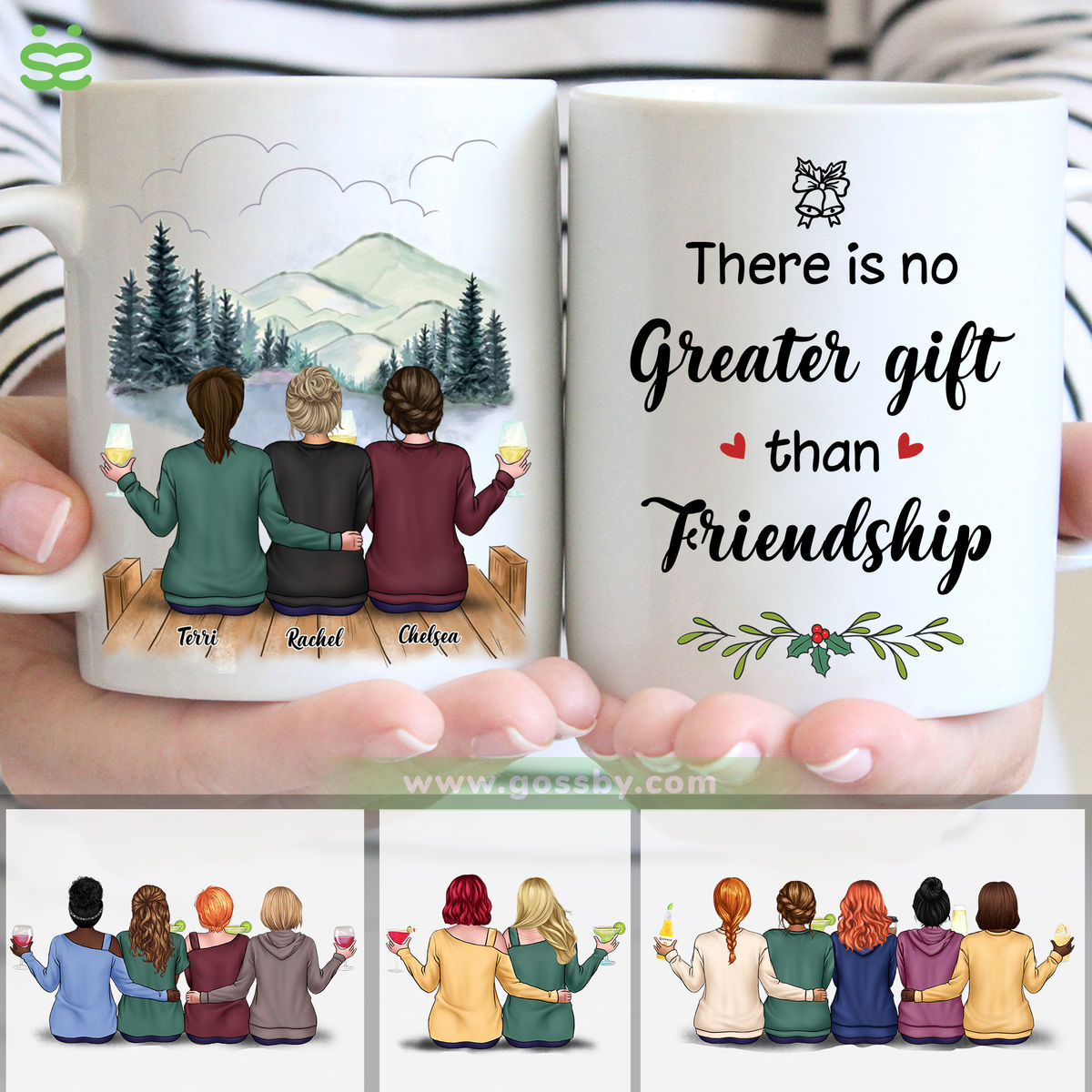 Personalized Mug - Xmas Collection - There Is No Greater Gift Than Friendship (D)