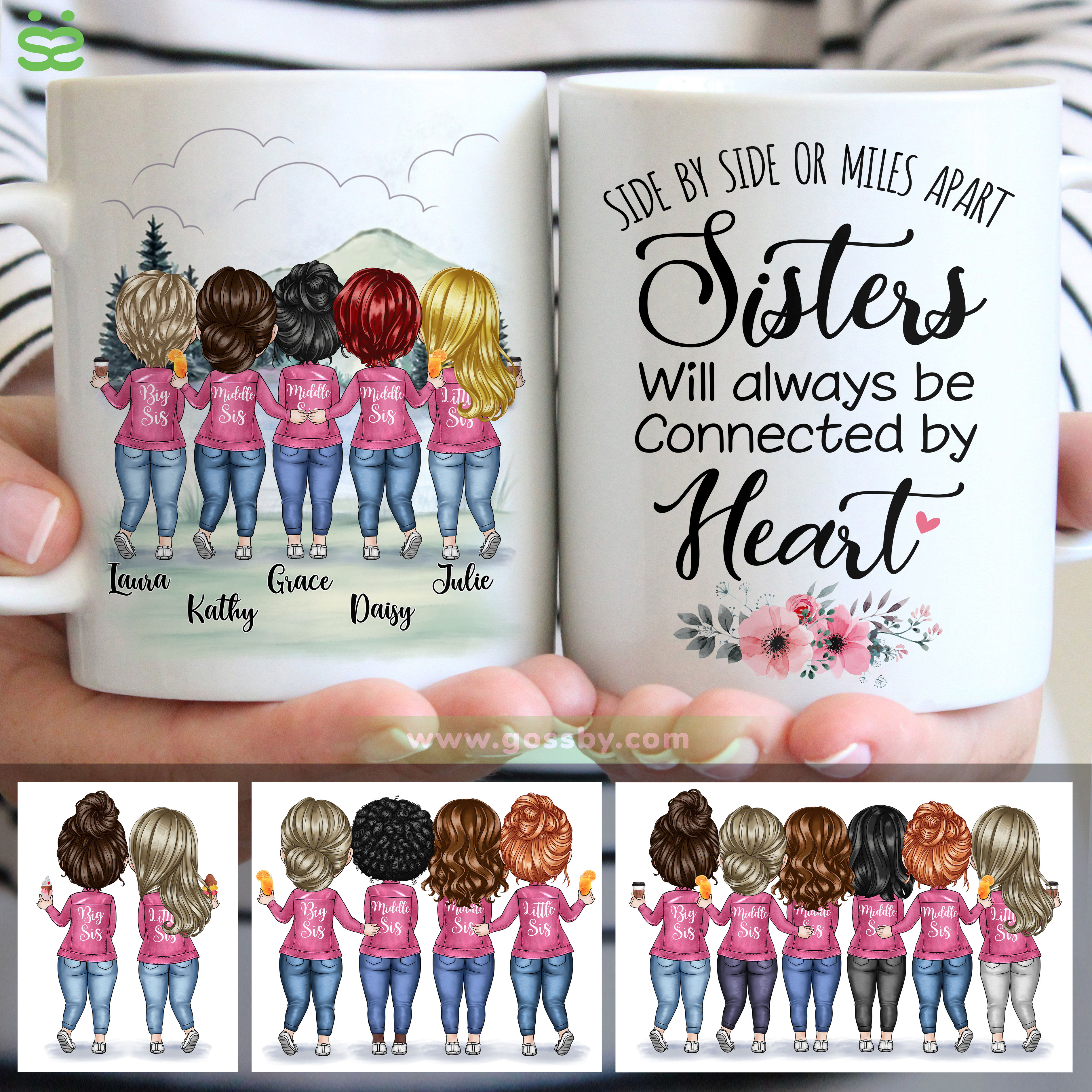 Sisters Will Always Be Connected by Heart, Personalized State