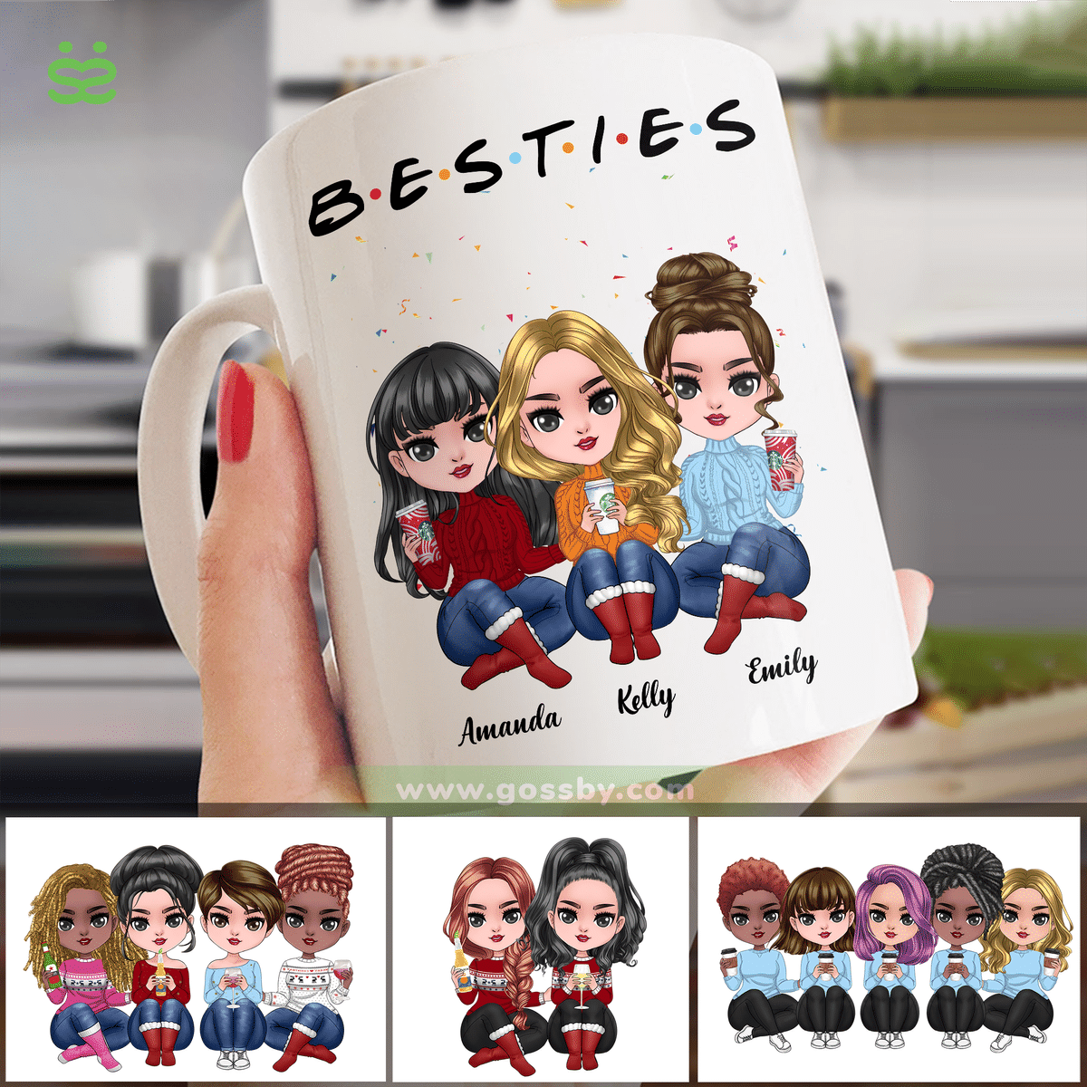 Up To 5 Dolls - BESTIES (Xmas)