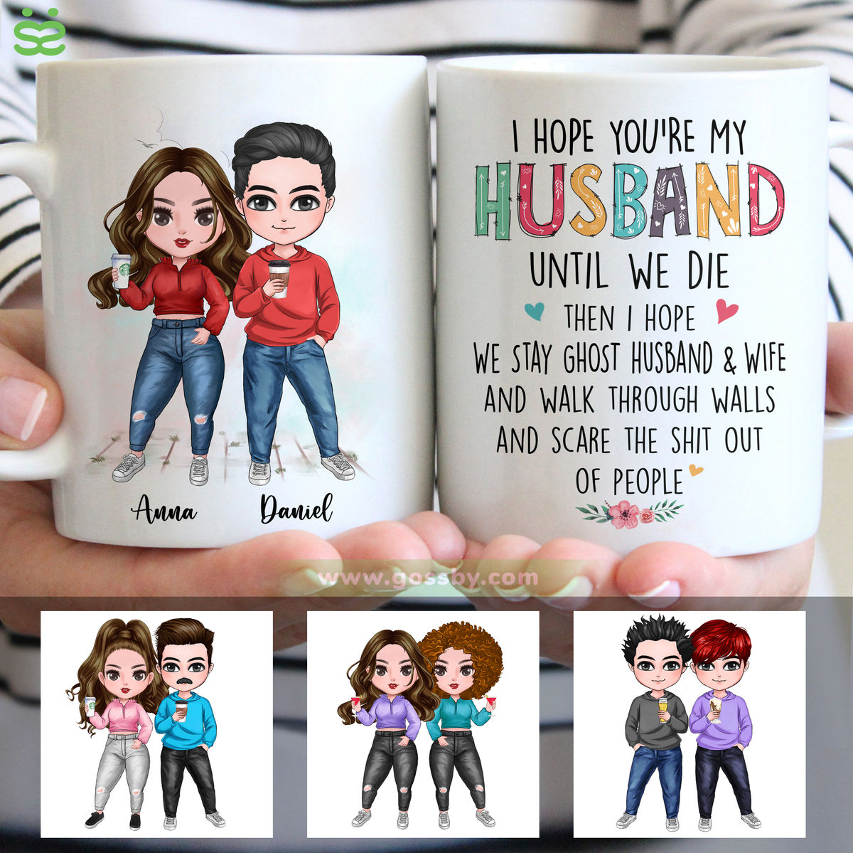 Personalized Mug - Couple Mug - I Hope You're My Husband (6470) - Valentine's Day Gifts For Husband, Couple Gifts, Gifts For Husband