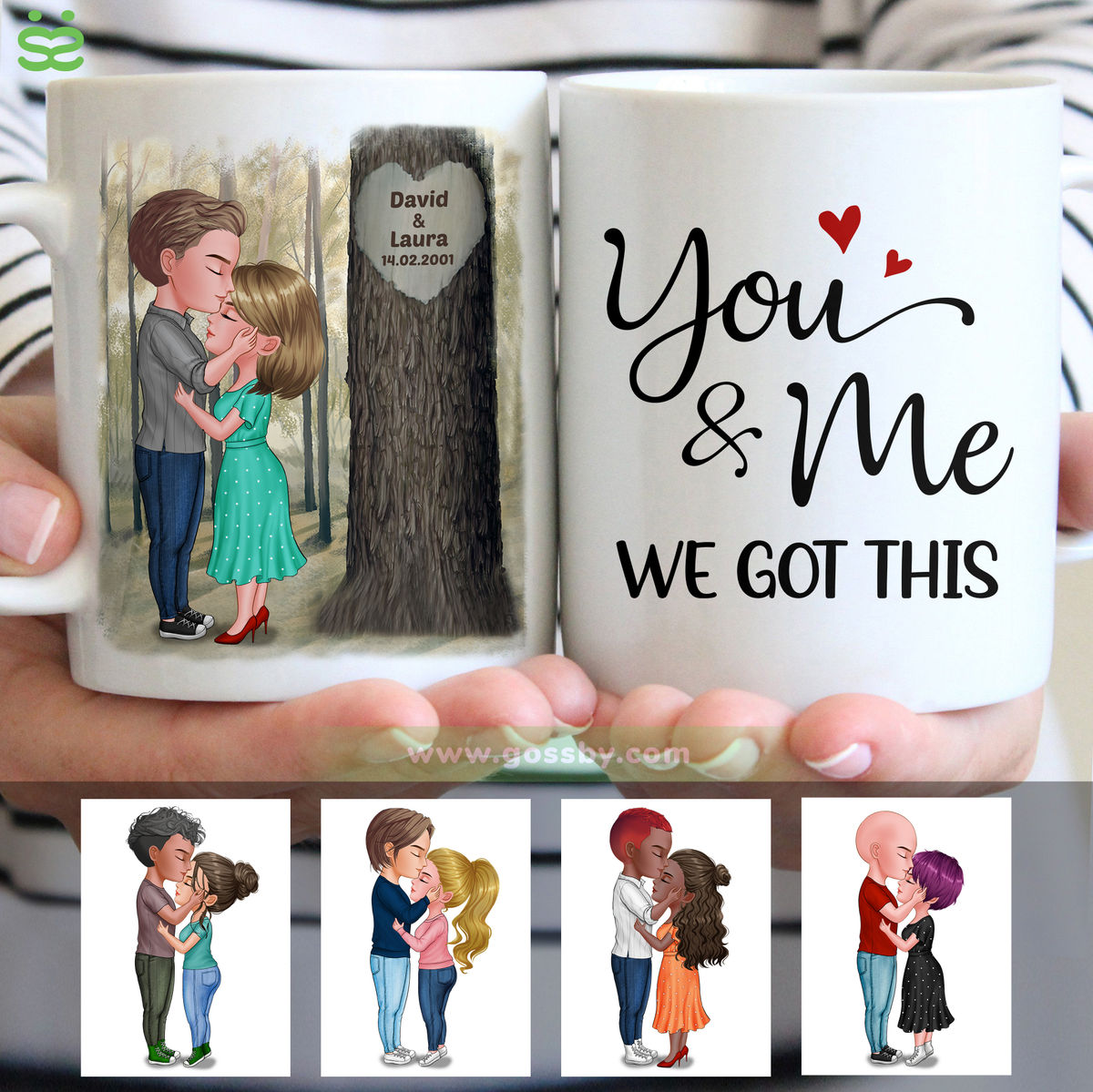Personalized Mug - Couple Mug - You & Me We Got This (11218) Valentine's Day Gifts, Couple Gifts, Valentine Mug, Gifts For Her, Him