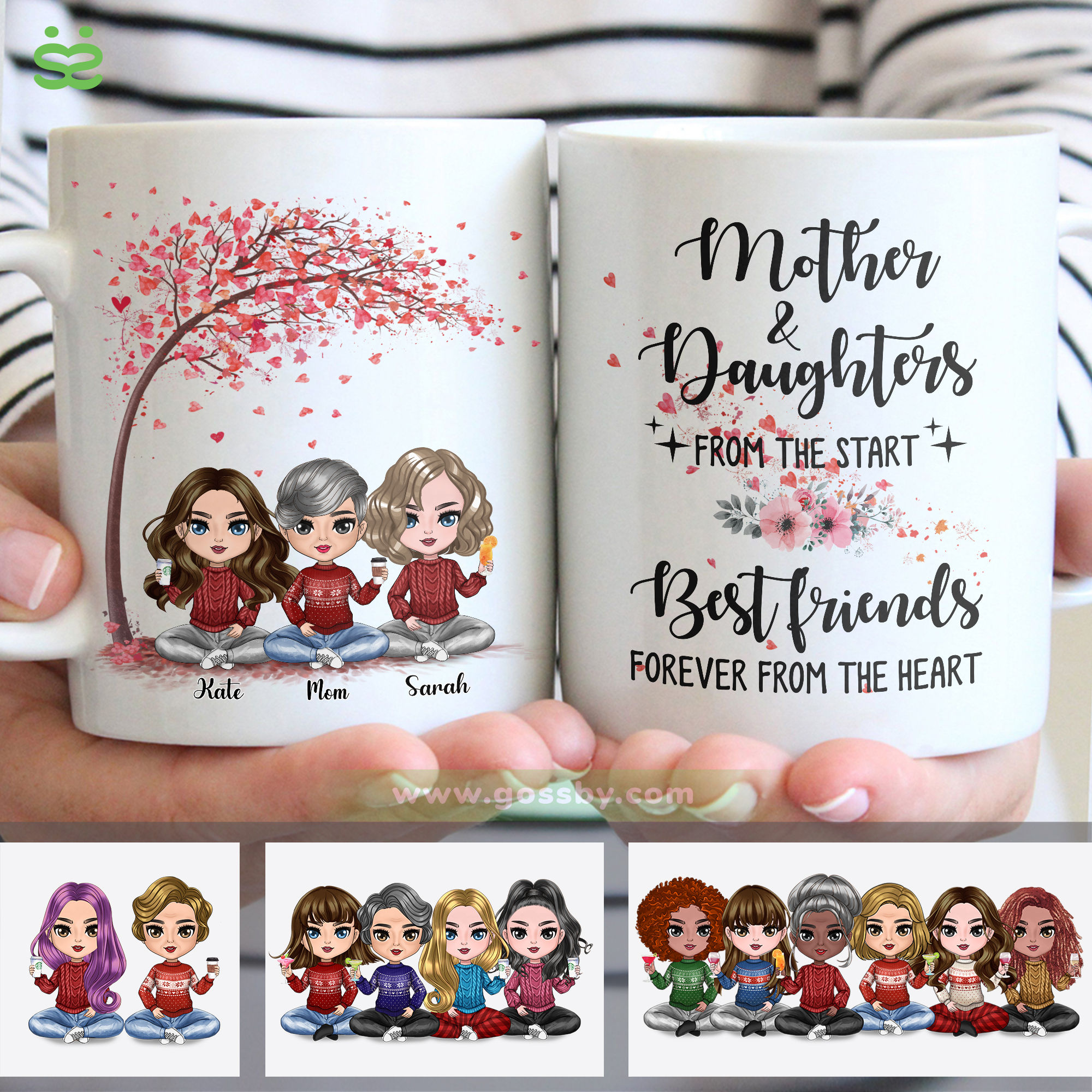 Mother and Daughter from the Start Best Friend Forever from the Heart —  GearLit