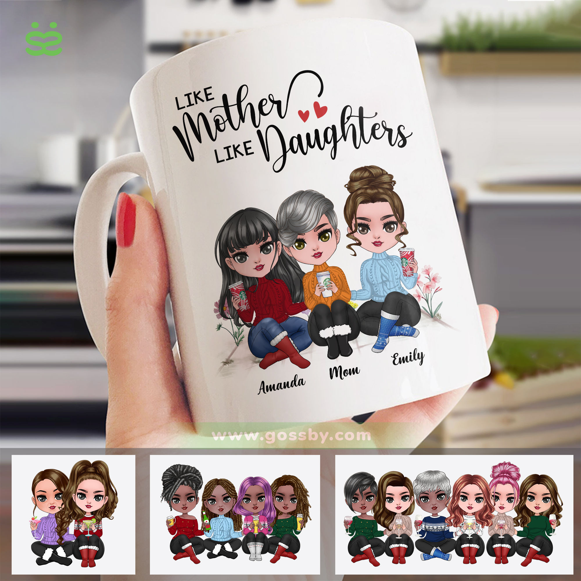 Like Mother, Like Daughter, Oh Crap, Mother's Day Gifts, Mug for Mom —  GearLit