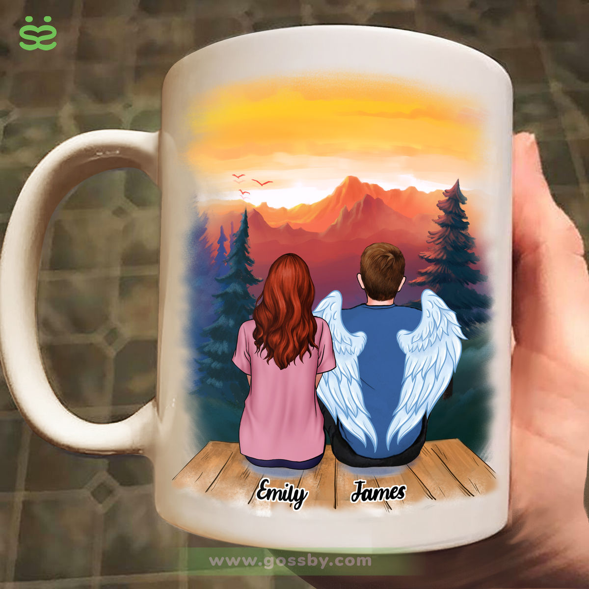 Personalized Mug - Family Memorial - Although you cannot see me but I am always with you  (11694)_1