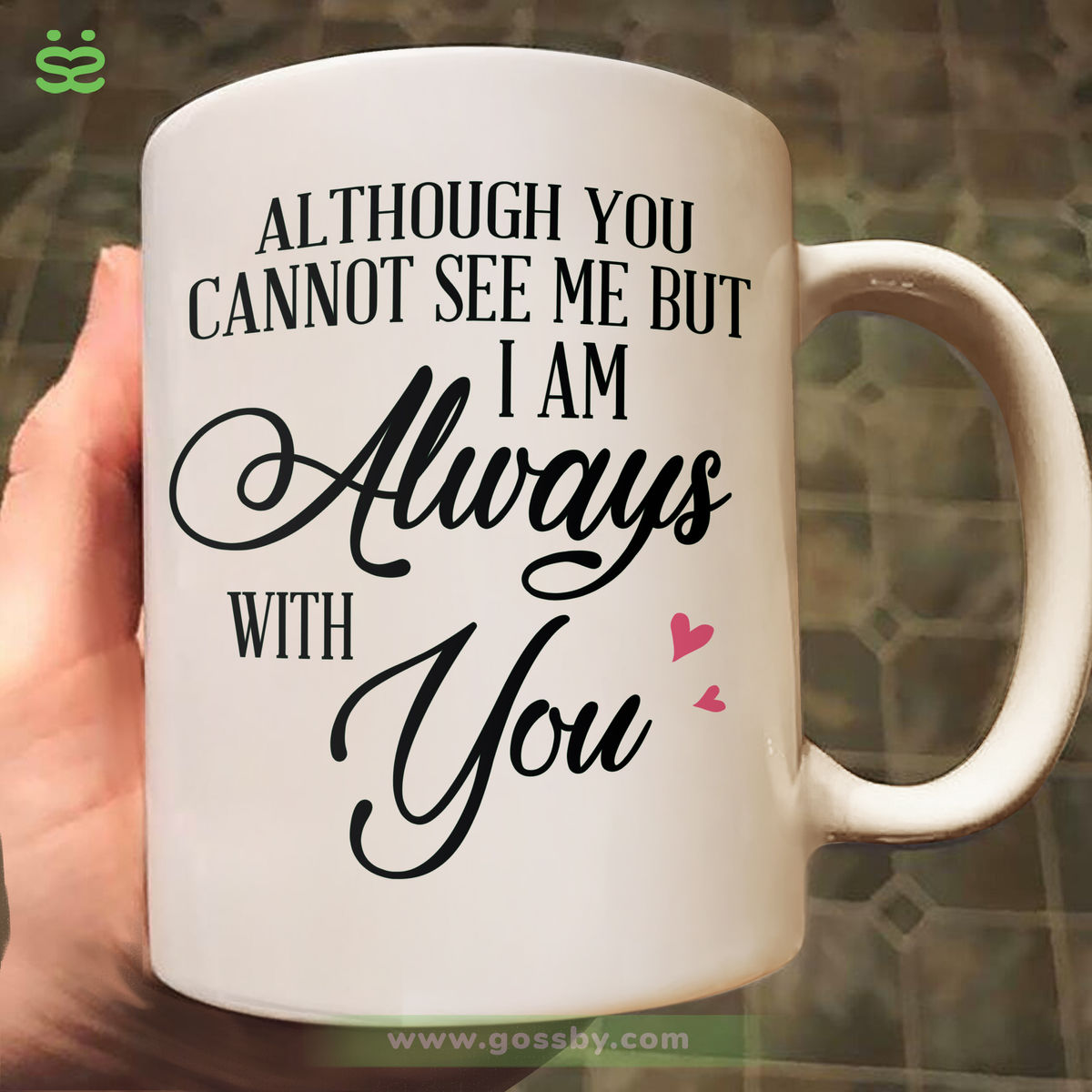 Personalized Mug - Family Memorial - Although you cannot see me but I am always with you  (11694)_2