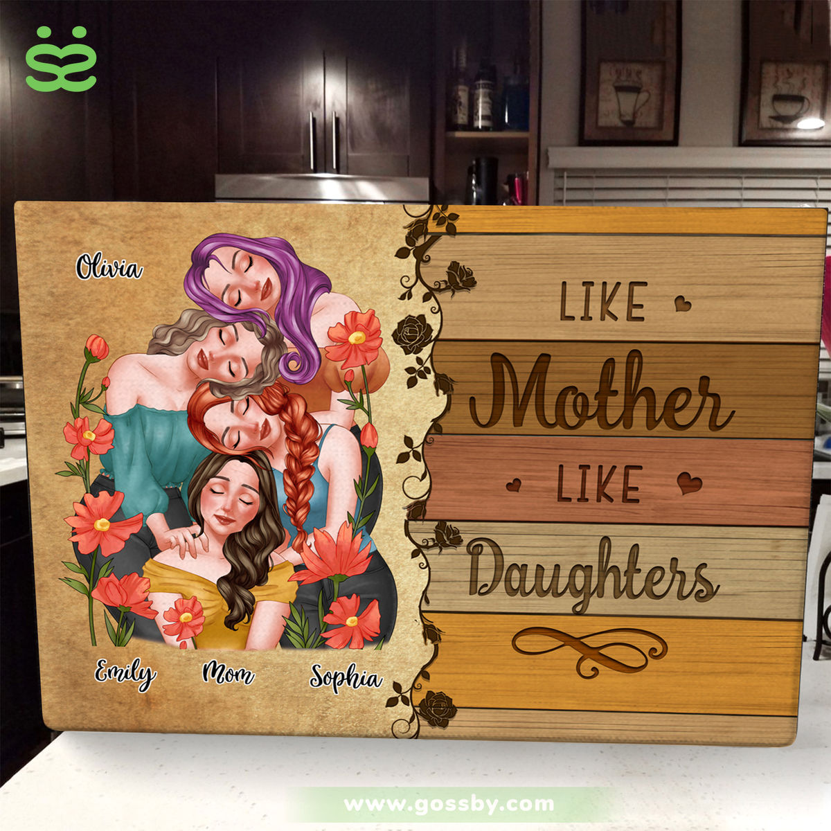 Personalized Wrapped Canvas - Family - Like Mother Like Daughters_1