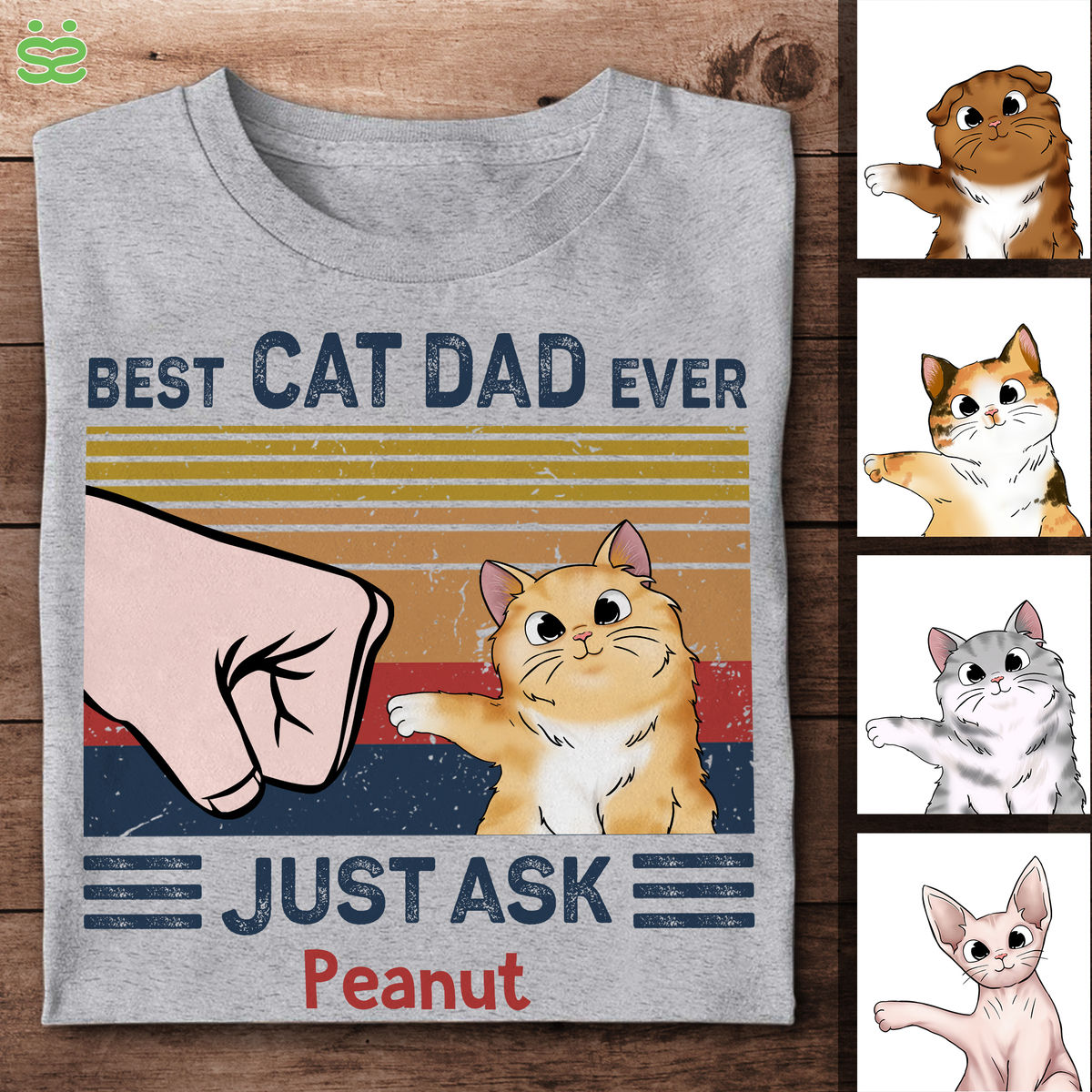 Mens Best Cat Dad Ever T-Shirt Mens Best Cat Dad Ever T-Shirt