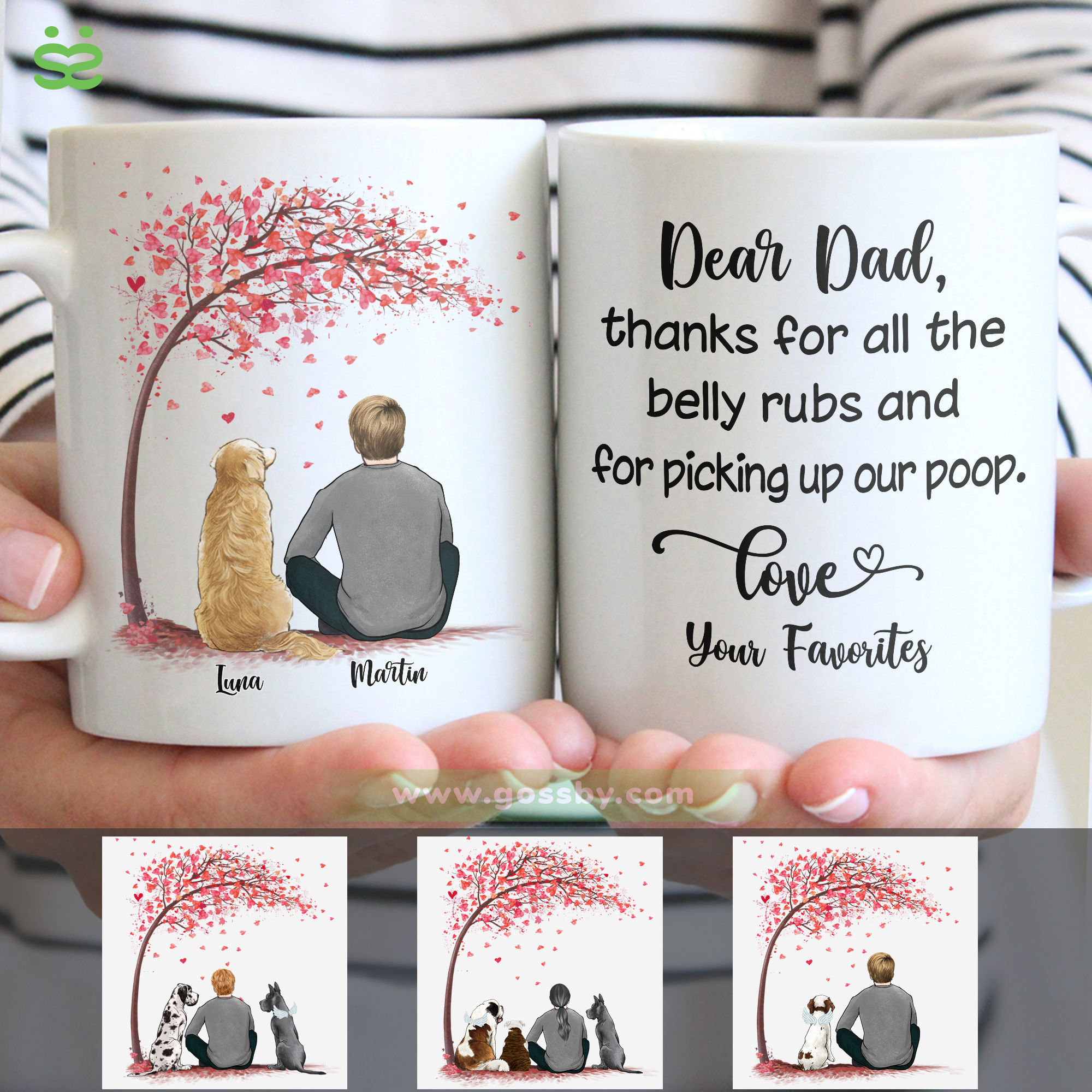 Dear Bonus Dad Personalized Travel Mug, Thank you Step Dad, Father's D -  PersonalFury