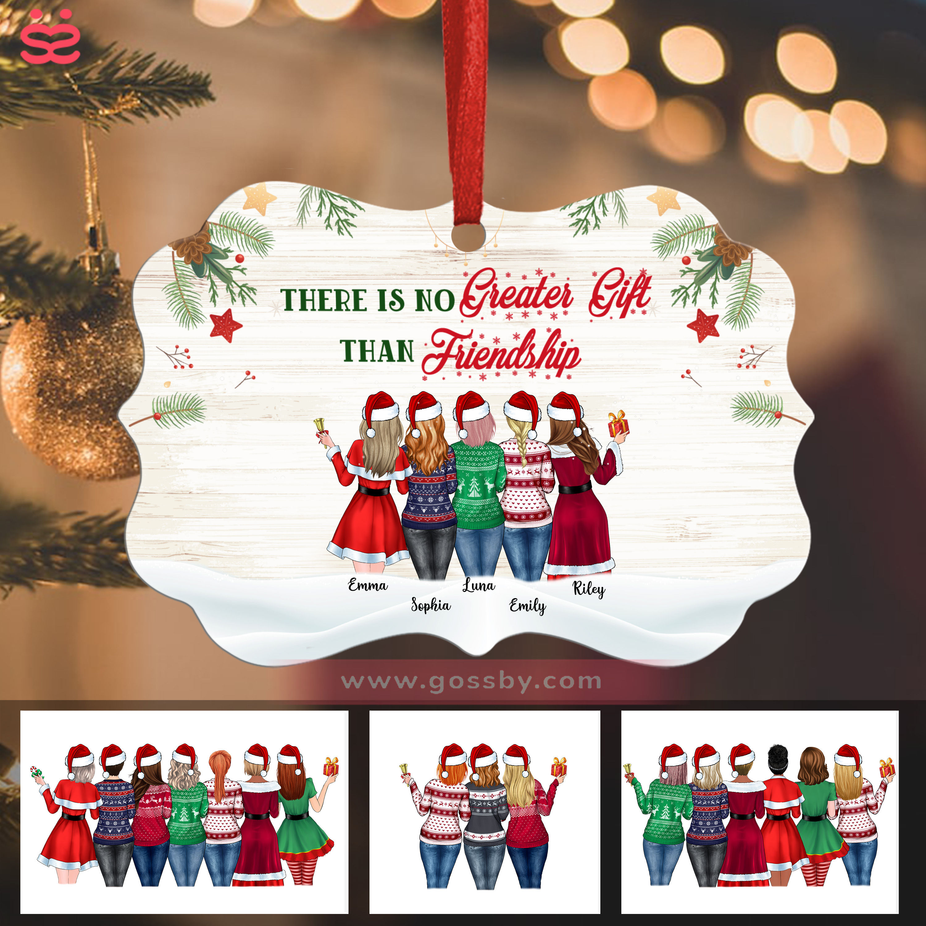 Best Friends Ornament - There Is No Greater Gift Than Friendship (19324 ...