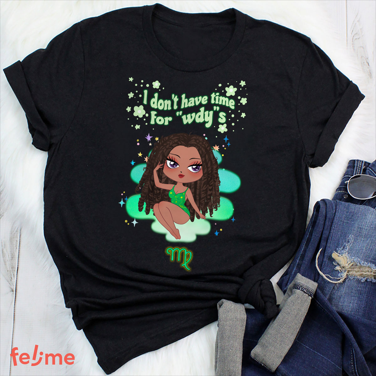 Cute Zodiac Chibi - For Astrology Lovers - Personalized Shirt_9