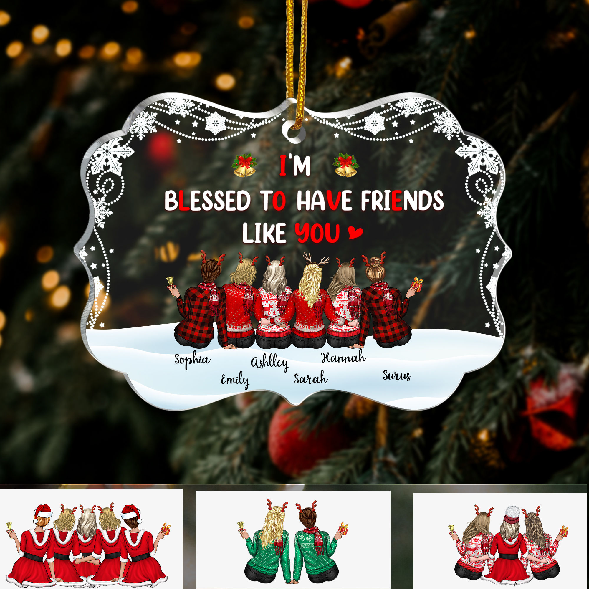 Besties Ornament - I am always with you Unseen unheard but always near ...