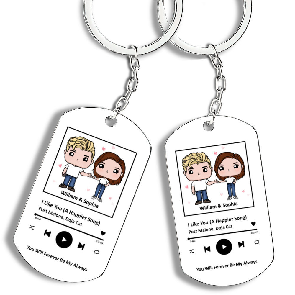 Couple Keychain Personalized Gifts Couple Keychain Personalized