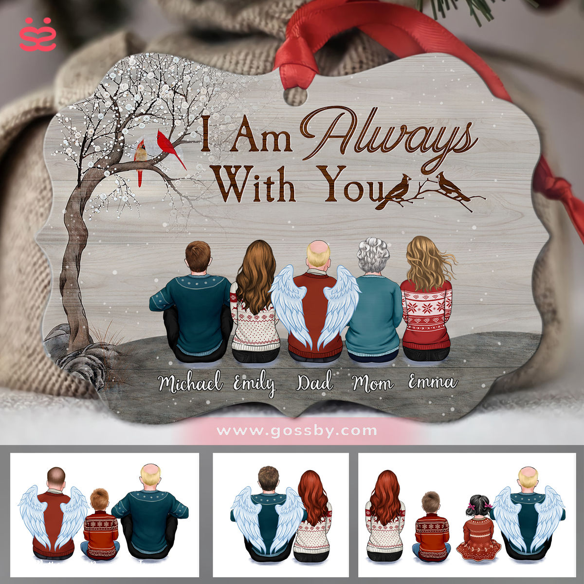 Personalized Ornament - Xmas Ornament - I'm Always With You_3