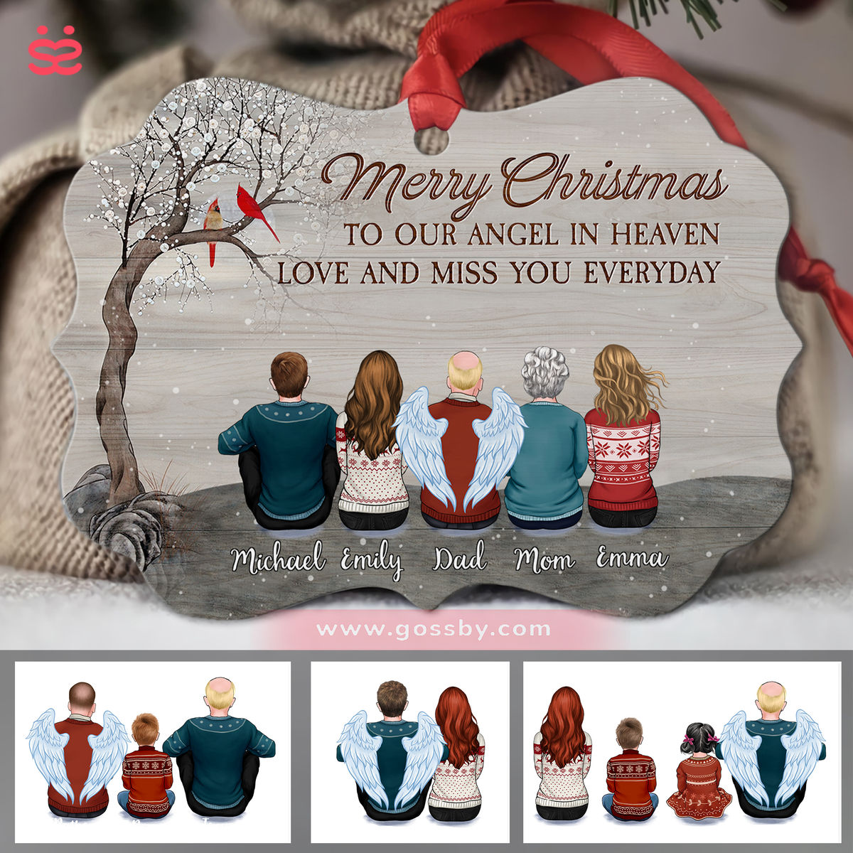 Xmas Ornament - I'm Always With You - Personalized Ornament_2