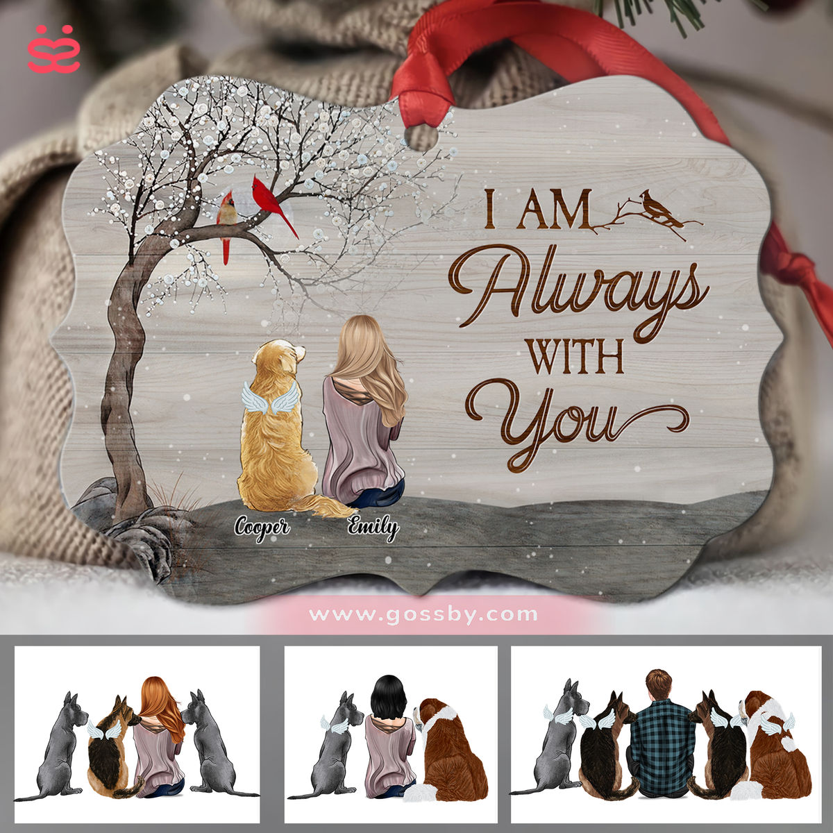 Personalized Ornament - Xmas Ornament - Forever In My Heart