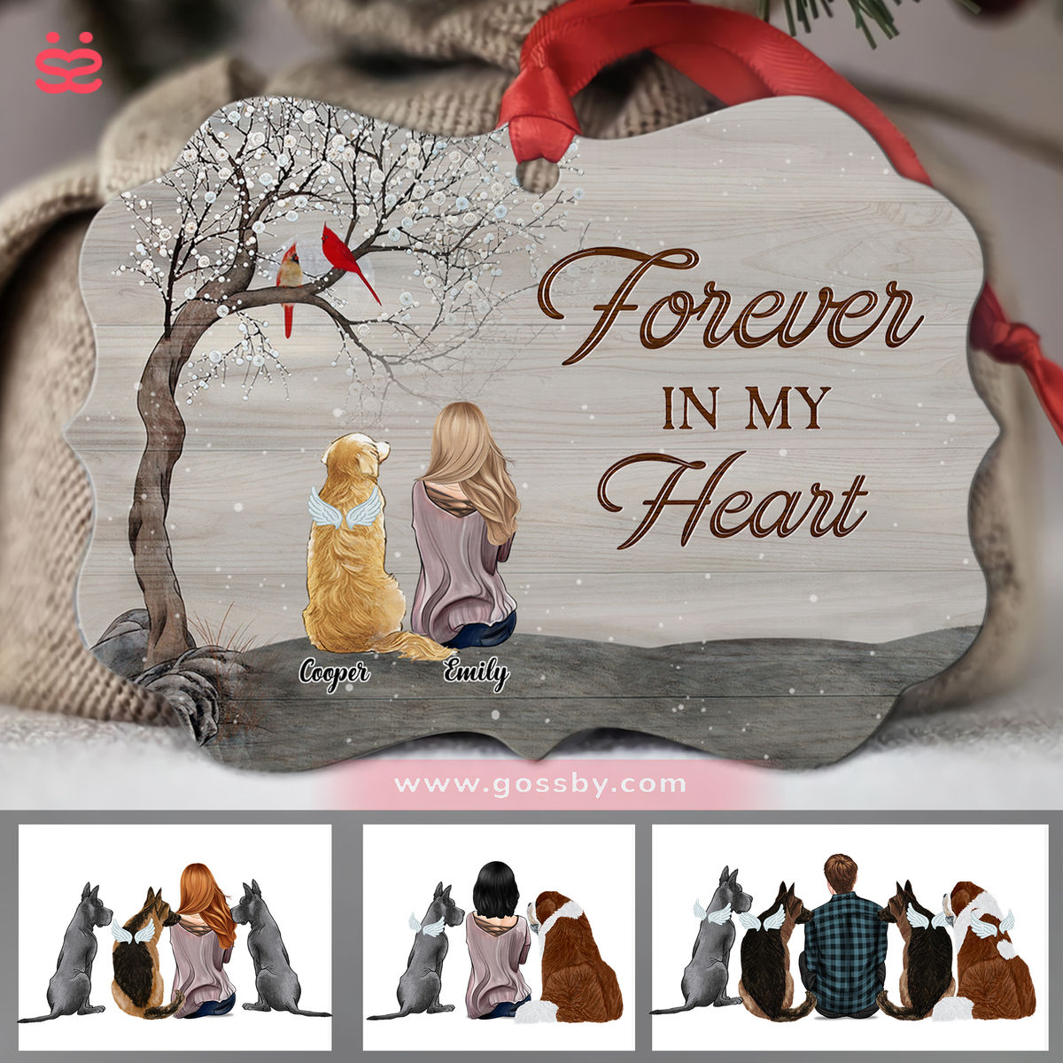 Personalized Ornament - Xmas Ornament - Forever In My Heart_1