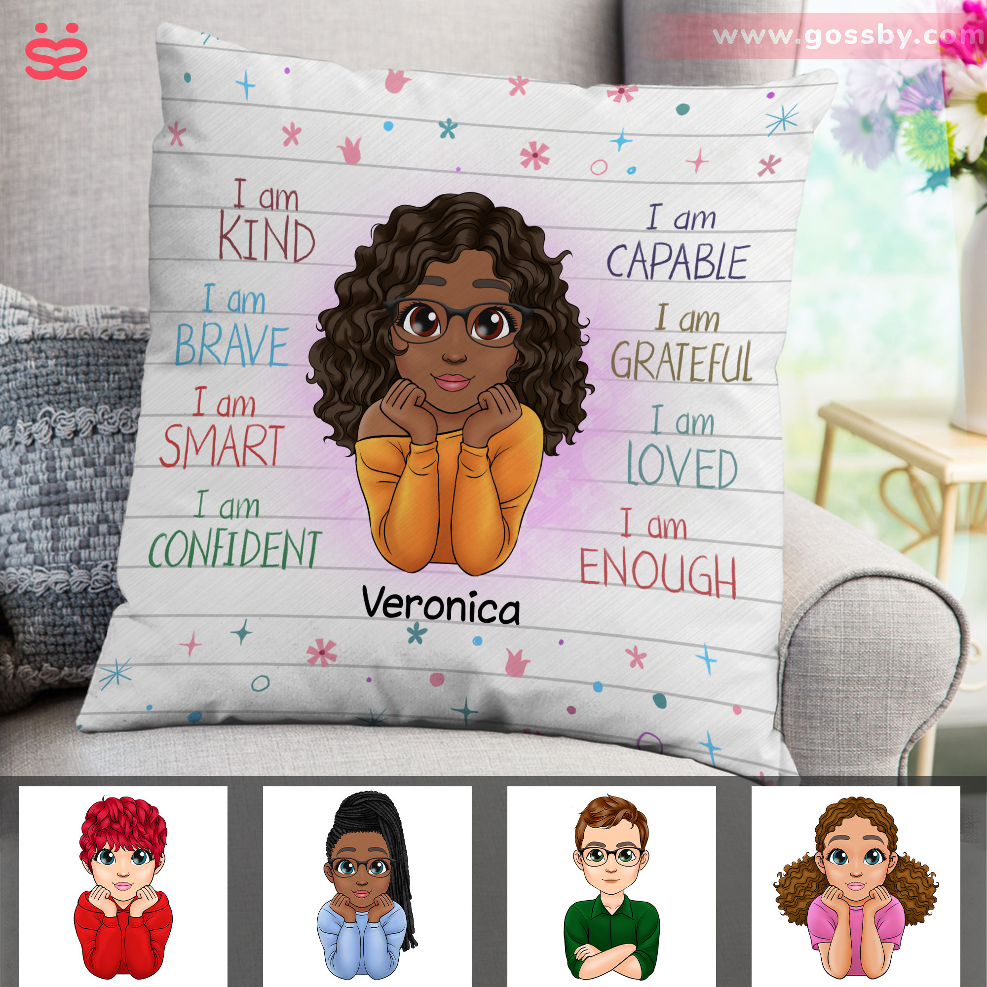 Pillow I am kind... Personalized Pillow