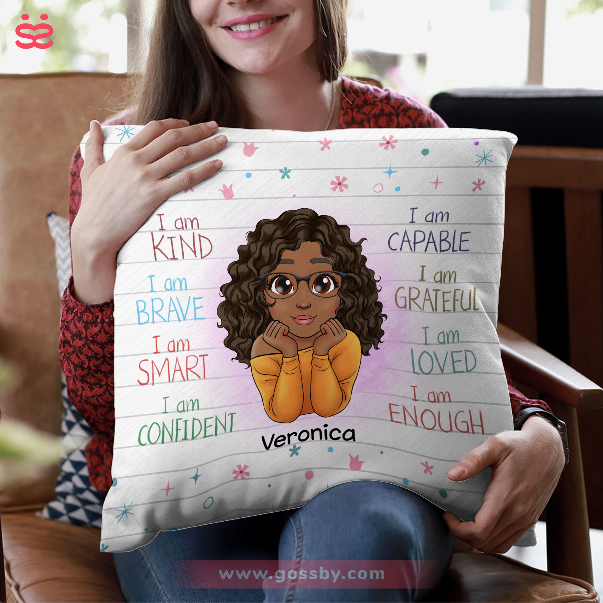 Pillow I am kind... Personalized Pillow