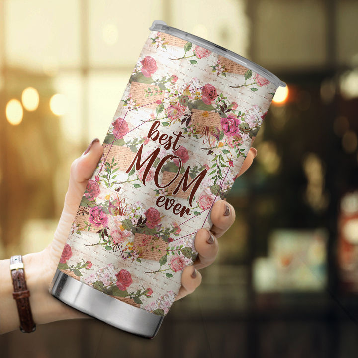 Mother's Day Best Mom Ever Photo Tumbler