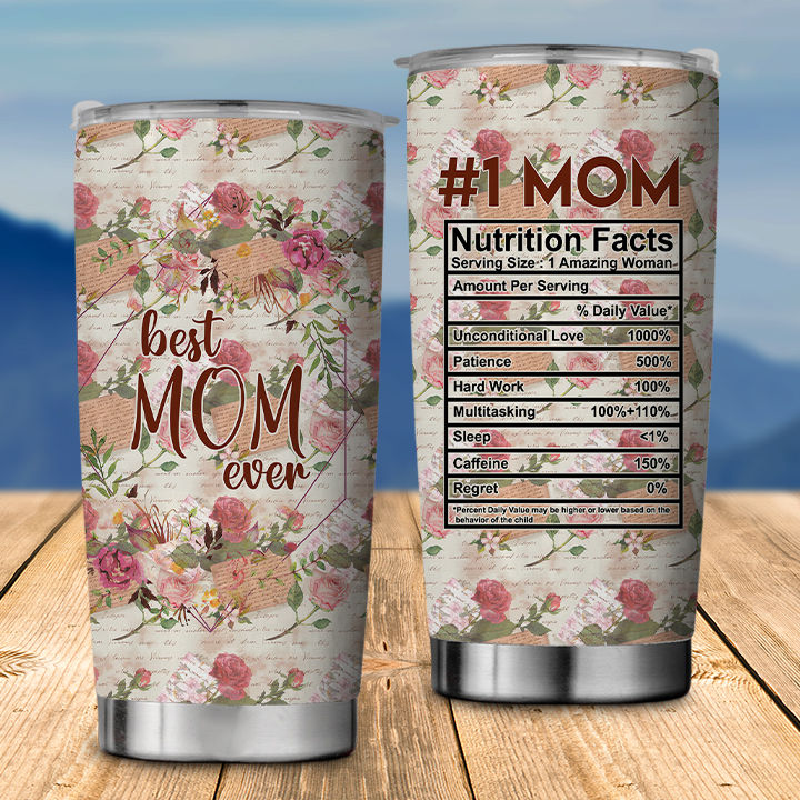 Mother's Day Best Mom Ever Photo Tumbler