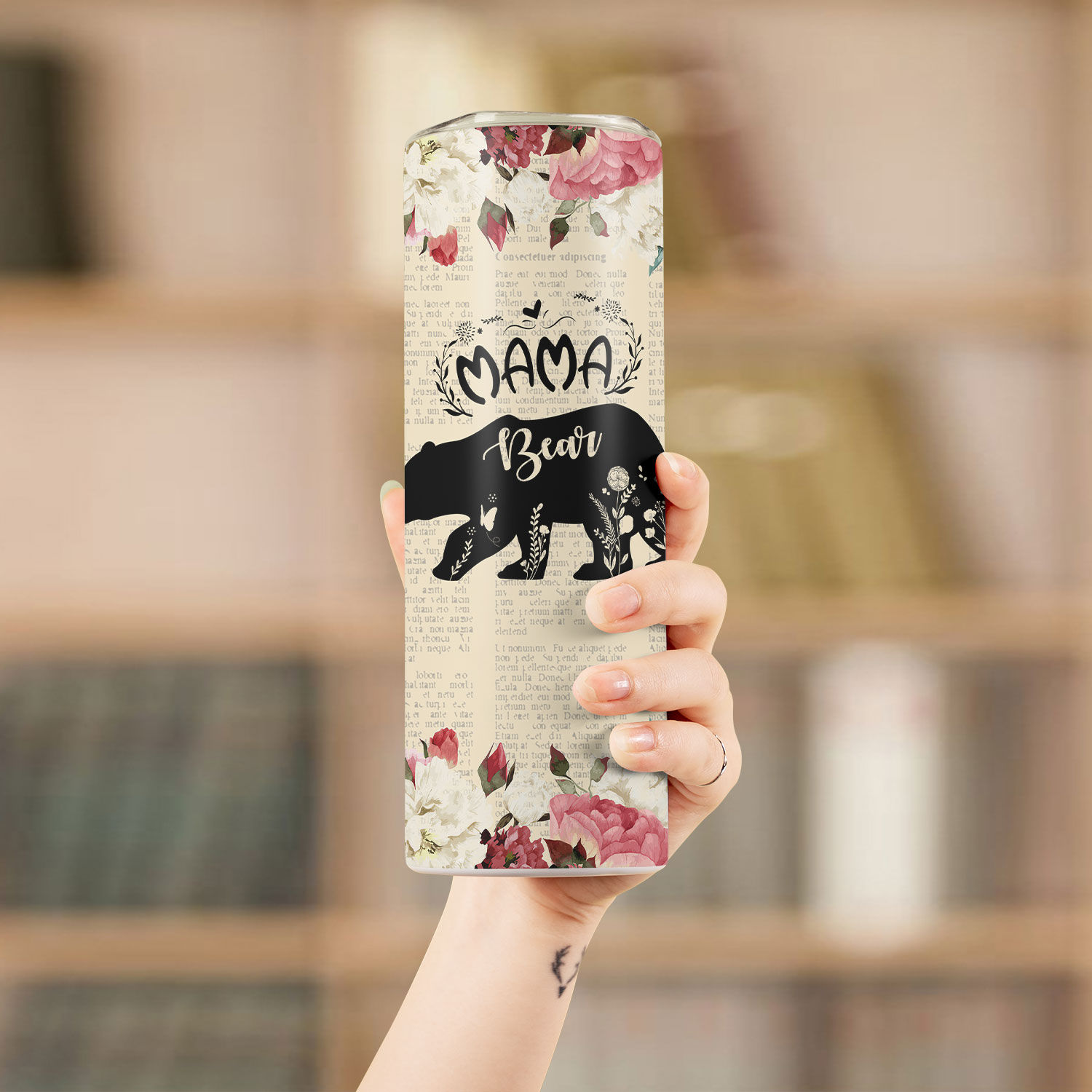 Mama Bear Stainless Steel Tumbler – Anomaly Creations & Designs, Inc.