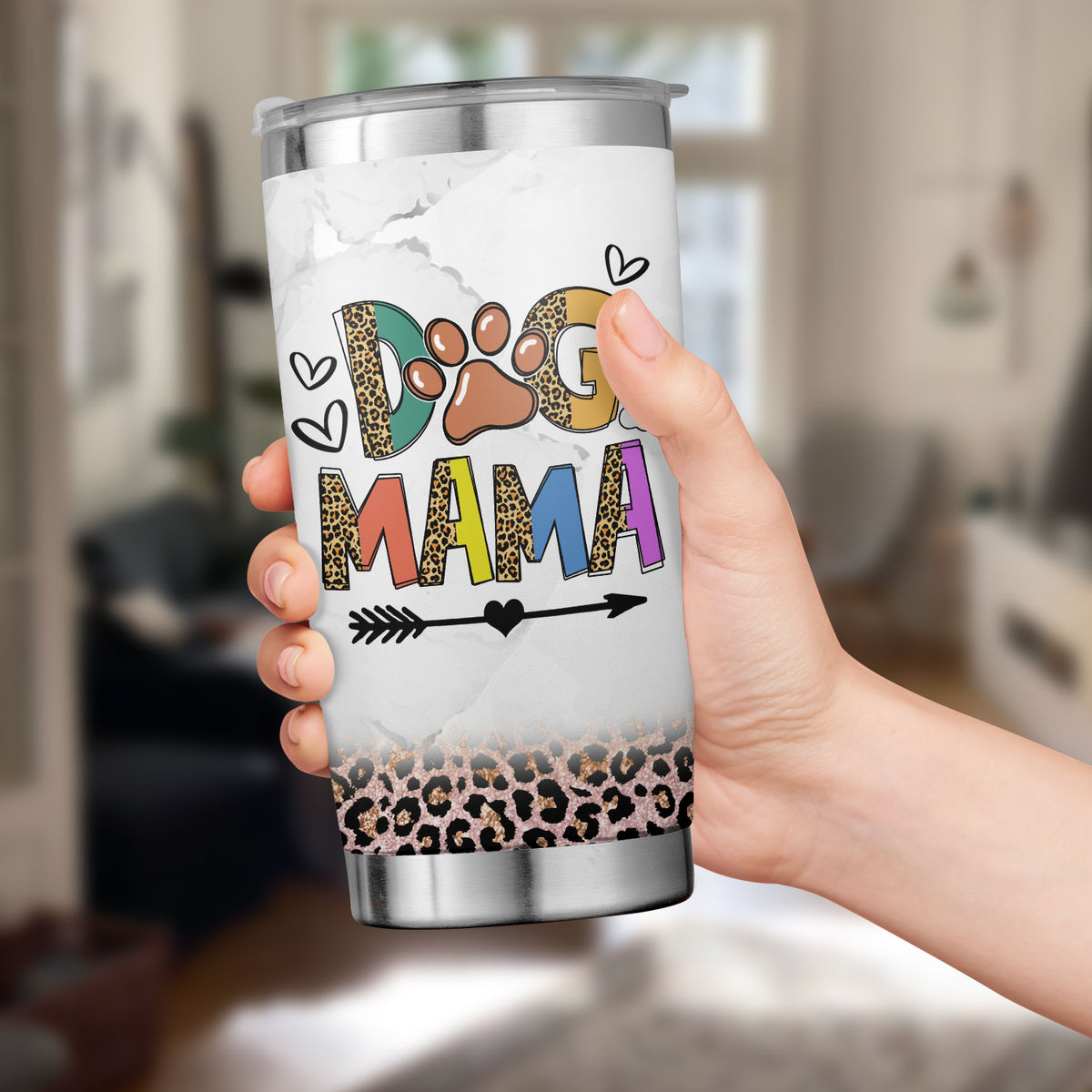 Mother Tumbler - Dog Mom Stainless Steel Tumbler Mother's Day Eco-friendly  Tumbler To my Mom Skinny