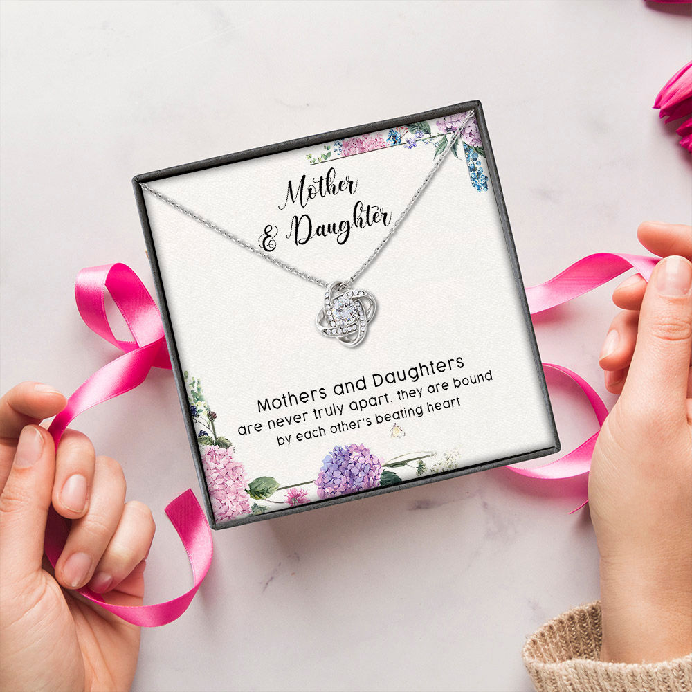 Mother's Day Necklace Mother's Day Necklace Love Knot Necklace