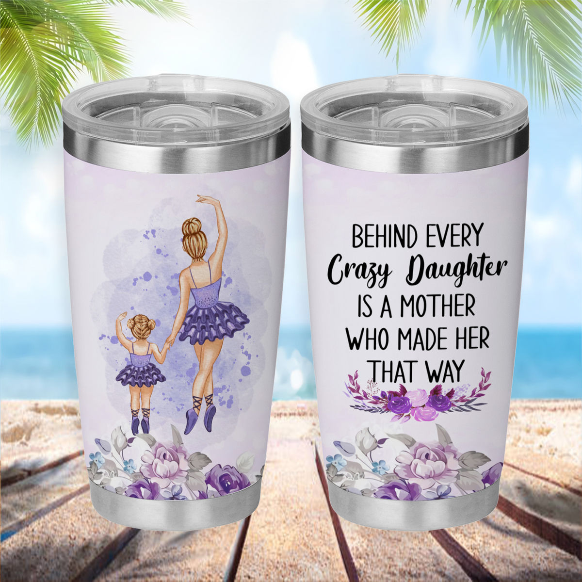 Mother Tumbler - Mom And Daughter Stainless Steel Tumbler Mother's