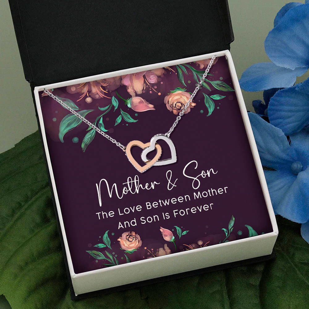 Mother and Son Necklace, Mom Gift, Mother's Day Gift from Son – HeartQ