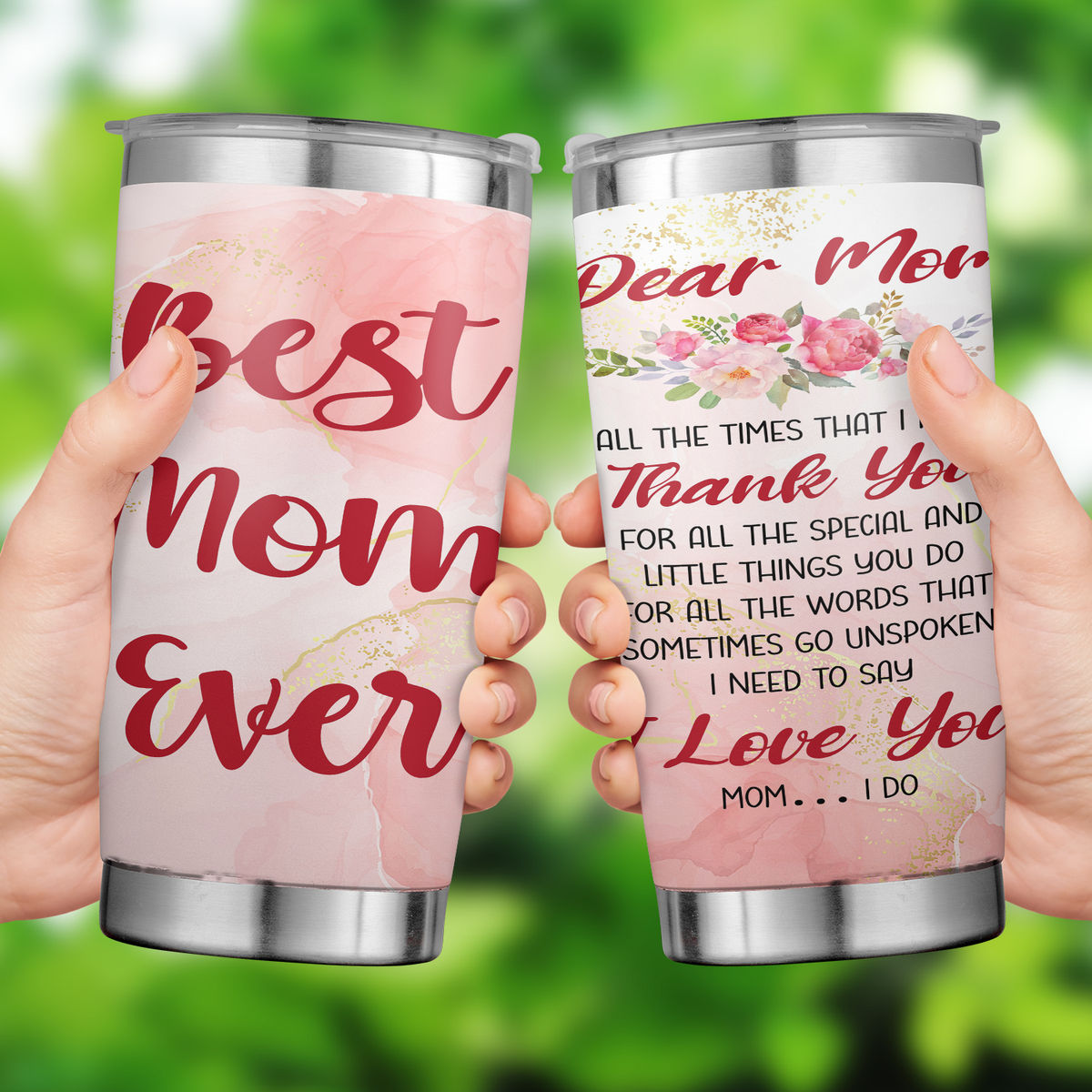 Mother's Day Best Mom Ever Photo Tumbler